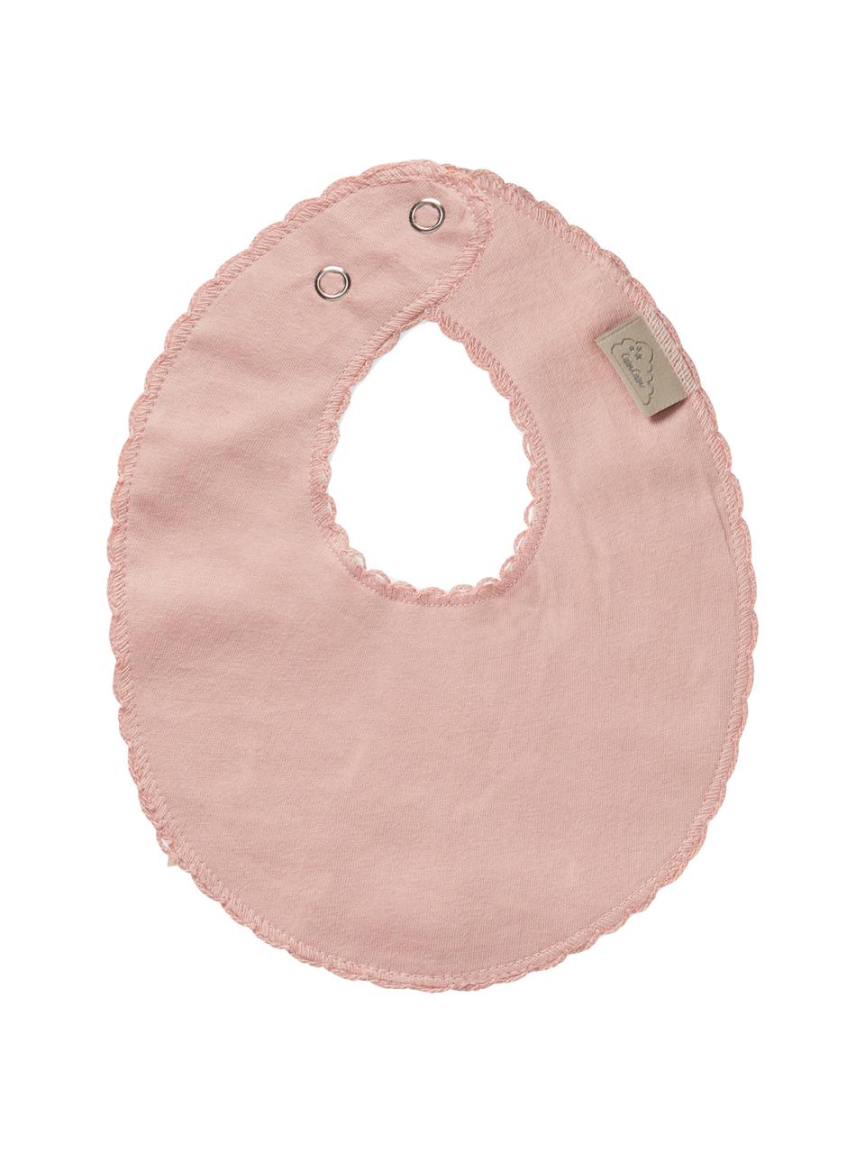 Babero Protect, 100% algodón ecológico, Rosa, An 20 x L 23 cm