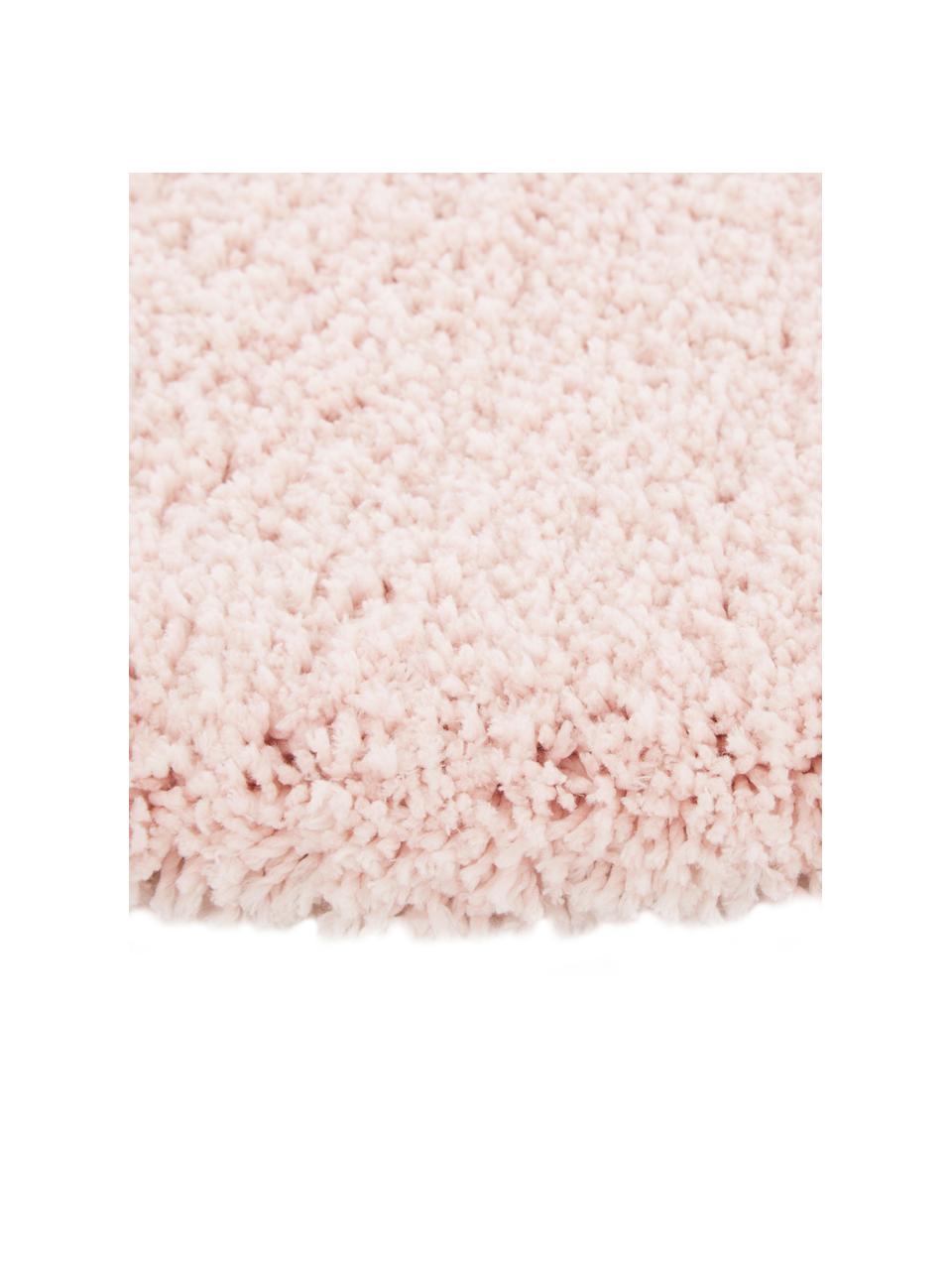 Flauschiger Hochflor-Teppich Leighton in Rosa, Mikrofaser (100 % Polyester), Rosa, B 200 x L 300 cm (Größe L)