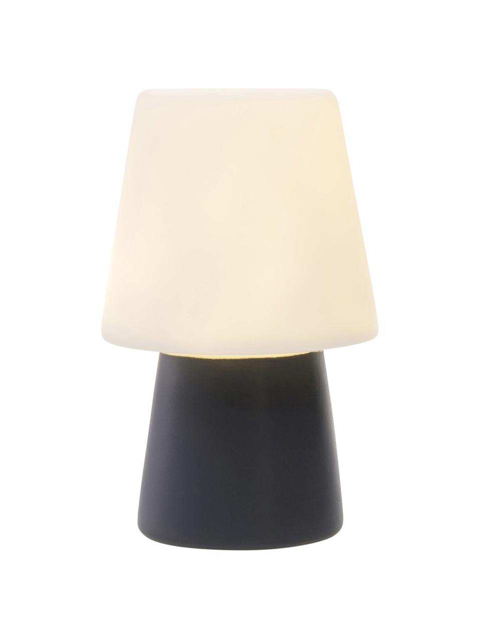 Bateriově napájená stolní LED lampa No. 1, Bílá, antracitová