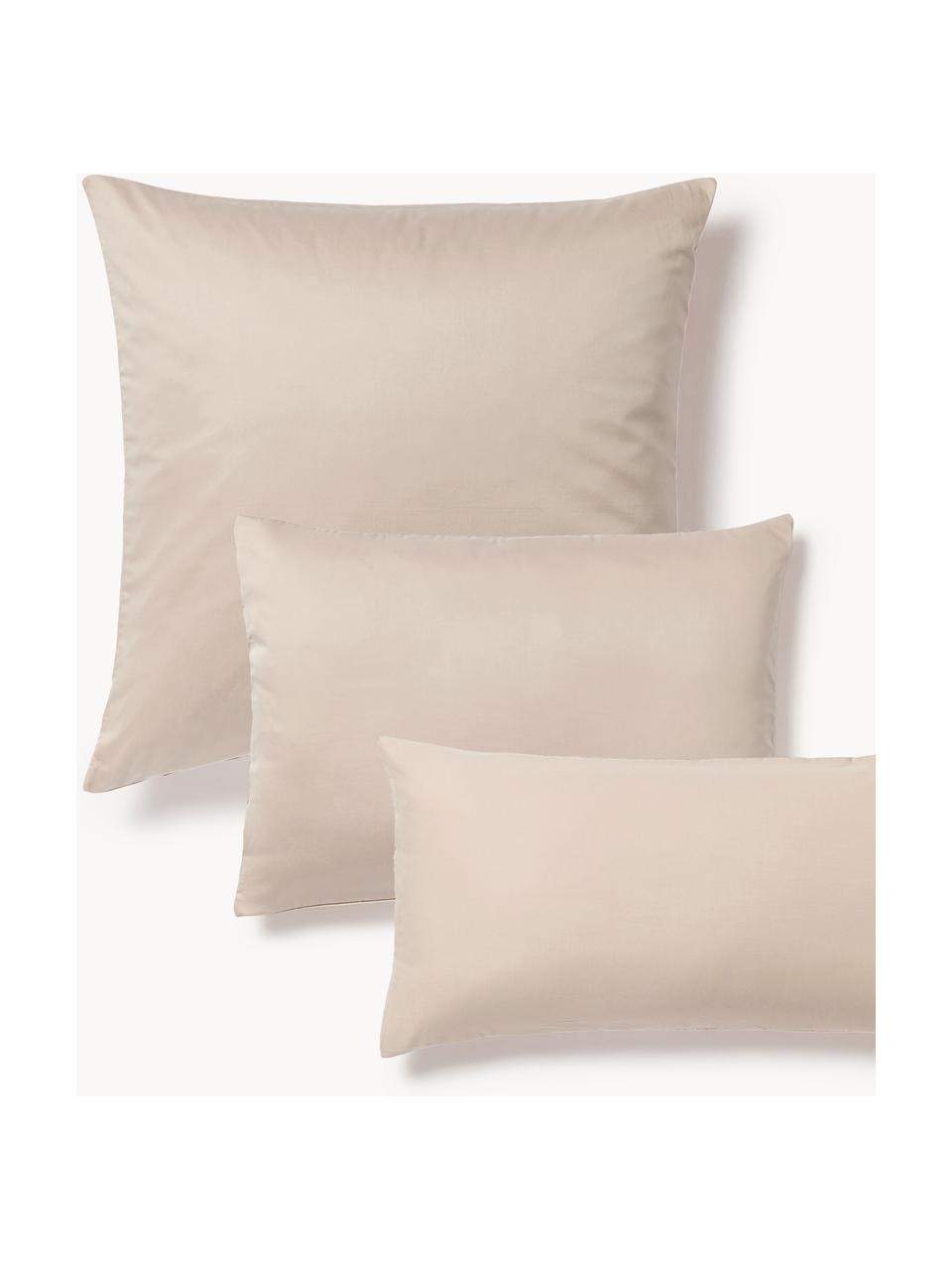 Funda de almohada de satén Comfort, Beige, An 45 x L 110 cm