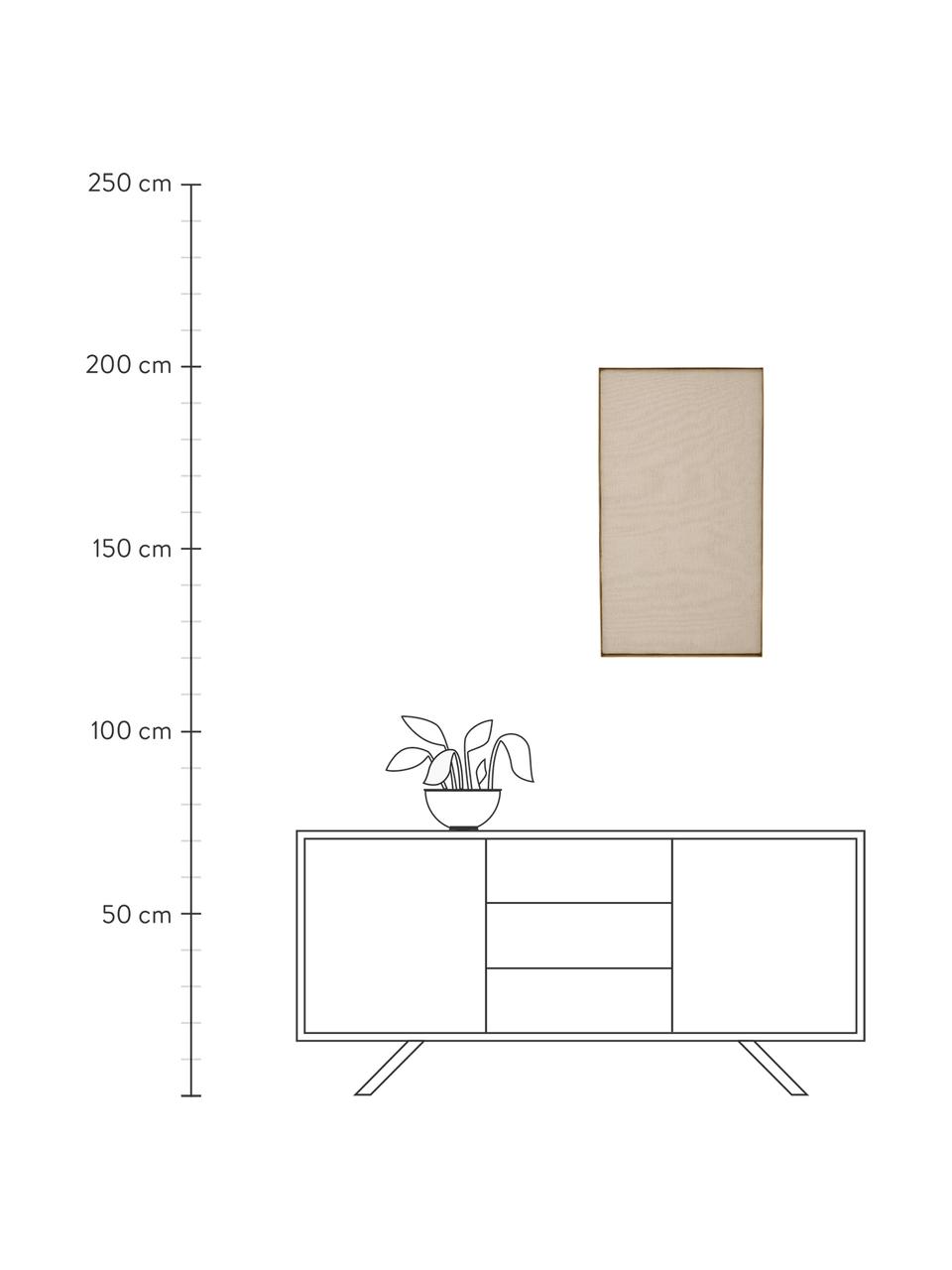 Tablón de notas Memories, Tablero: algodón, corcho, Dorado, beige, An 45 x Al 80 cm