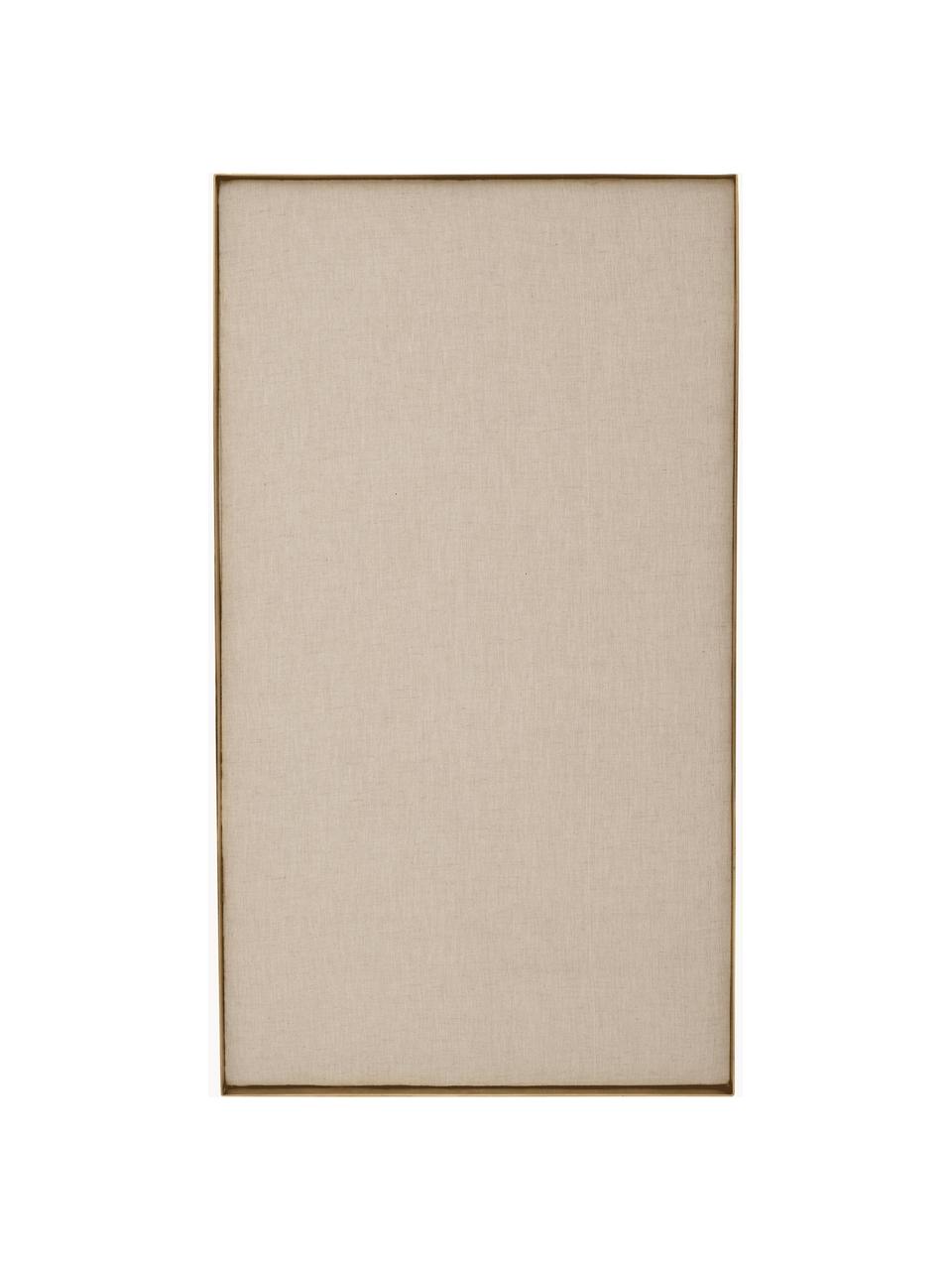 Bacheca Memories, Cornice: metallo rivestito, Beige chiaro, Larg. 45 x Alt. 80 cm