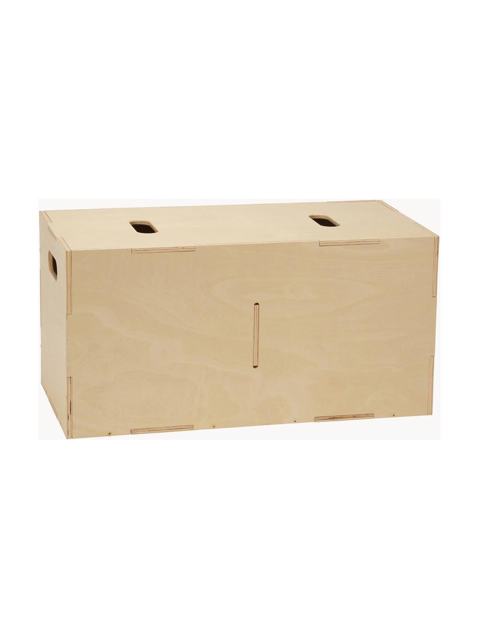 Boîte de rangement en bois Cube, Placage en bois de bouleau

Ce produit est fabriqué à partir de bois certifié FSC® et issu d'une exploitation durable, Bois clair, larg. 72 x haut. 36 cm