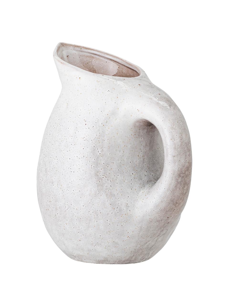 Velký  džbán s ručně vyráběnou glazurou, 3 l, Kamenina, Šedá, Ø 16 x V 24 cm, 3 l