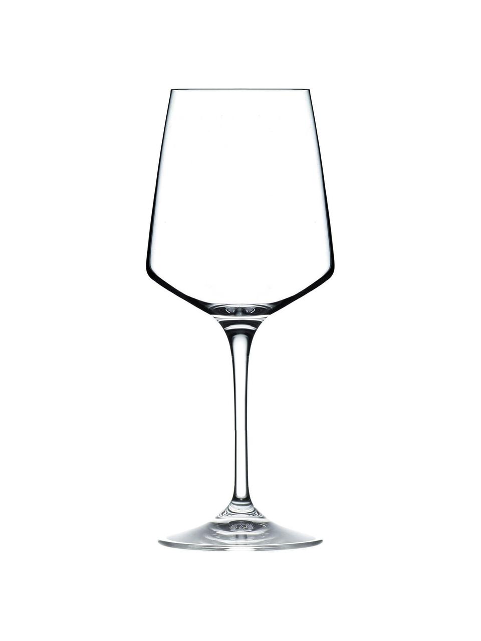 Kristallen witte wijnglazen Aria, 6 stuks, Kristalglas, Transparant, Ø 9 x H 21 cm, 386 ml