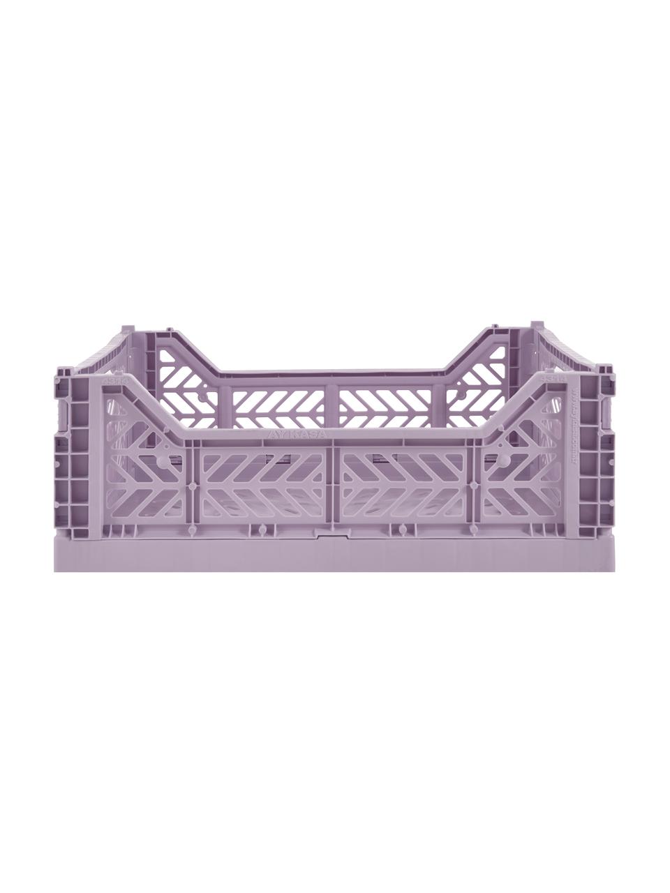 Boîte pliante Orchid, Plastique, Lilas, larg. 40 x haut. 14 cm