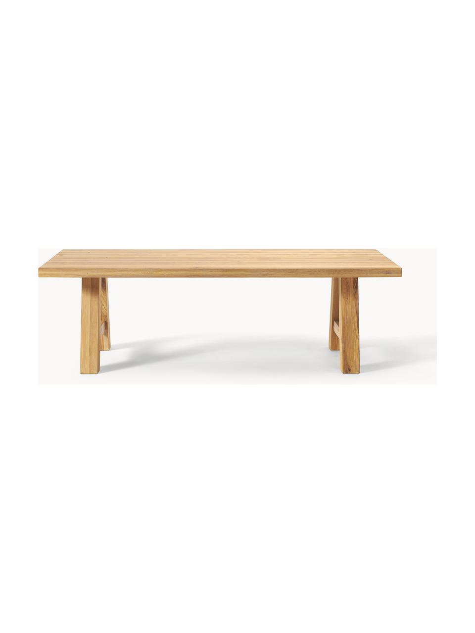 Eettafel Ashton van eikenhout, verschillende formaten, Massief eikenhout, geolied
100% hout uit duurzame bosbouw

Dit product is gemaakt van duurzaam geproduceerd, FSC®-gecertificeerd hout., Eikenhout, geolied, B 200 x D 100 cm