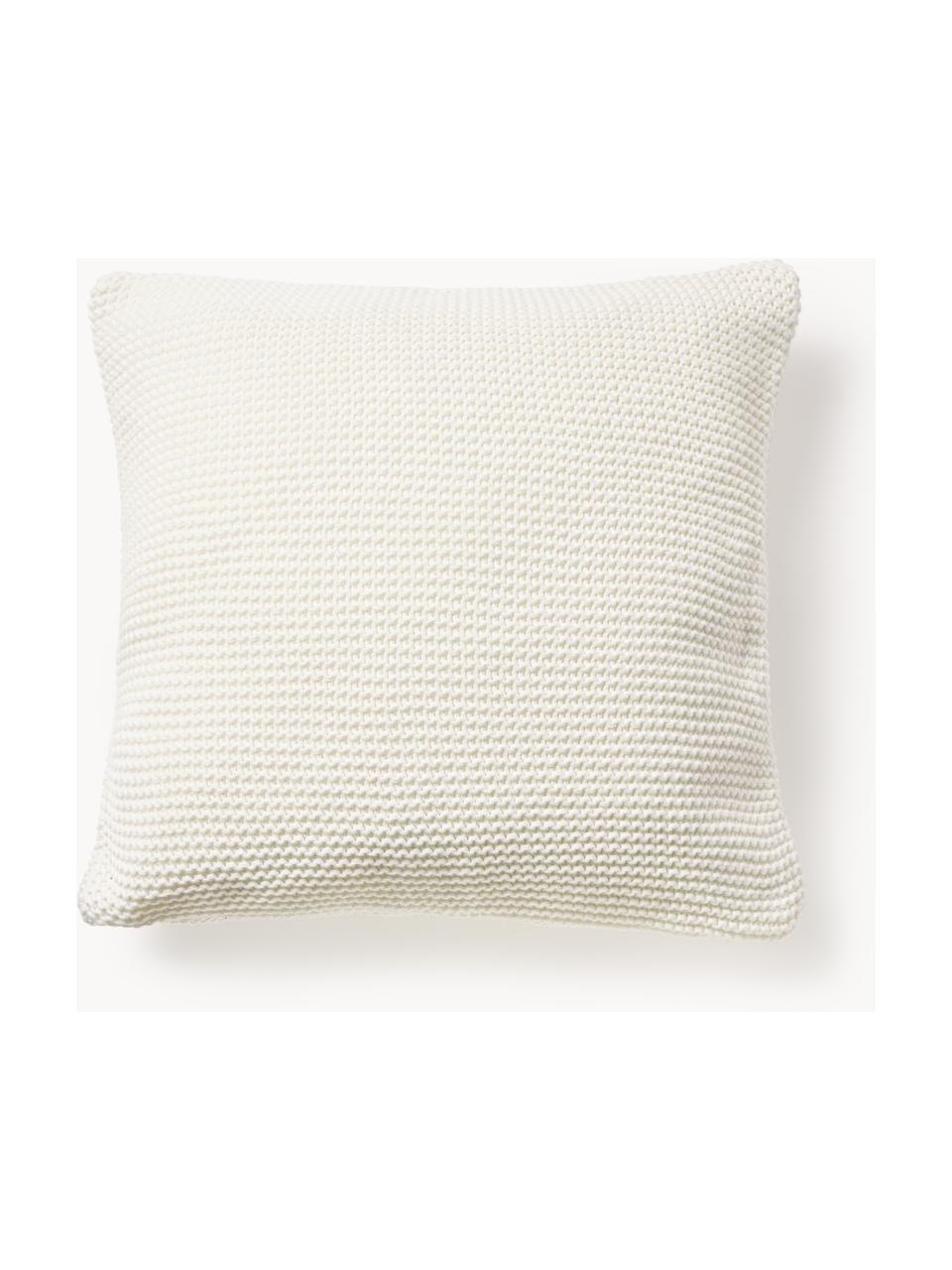 Housse de coussin en tricot de coton bio Adalyn, 100 % coton bio, certifié GOTS

Le matériau est certifié STANDARD 100 OEKO-TEX®, 11.HIN.00050, HOHENSTEIN HTTI, Blanc cassé, larg. 40 x long. 40 cm