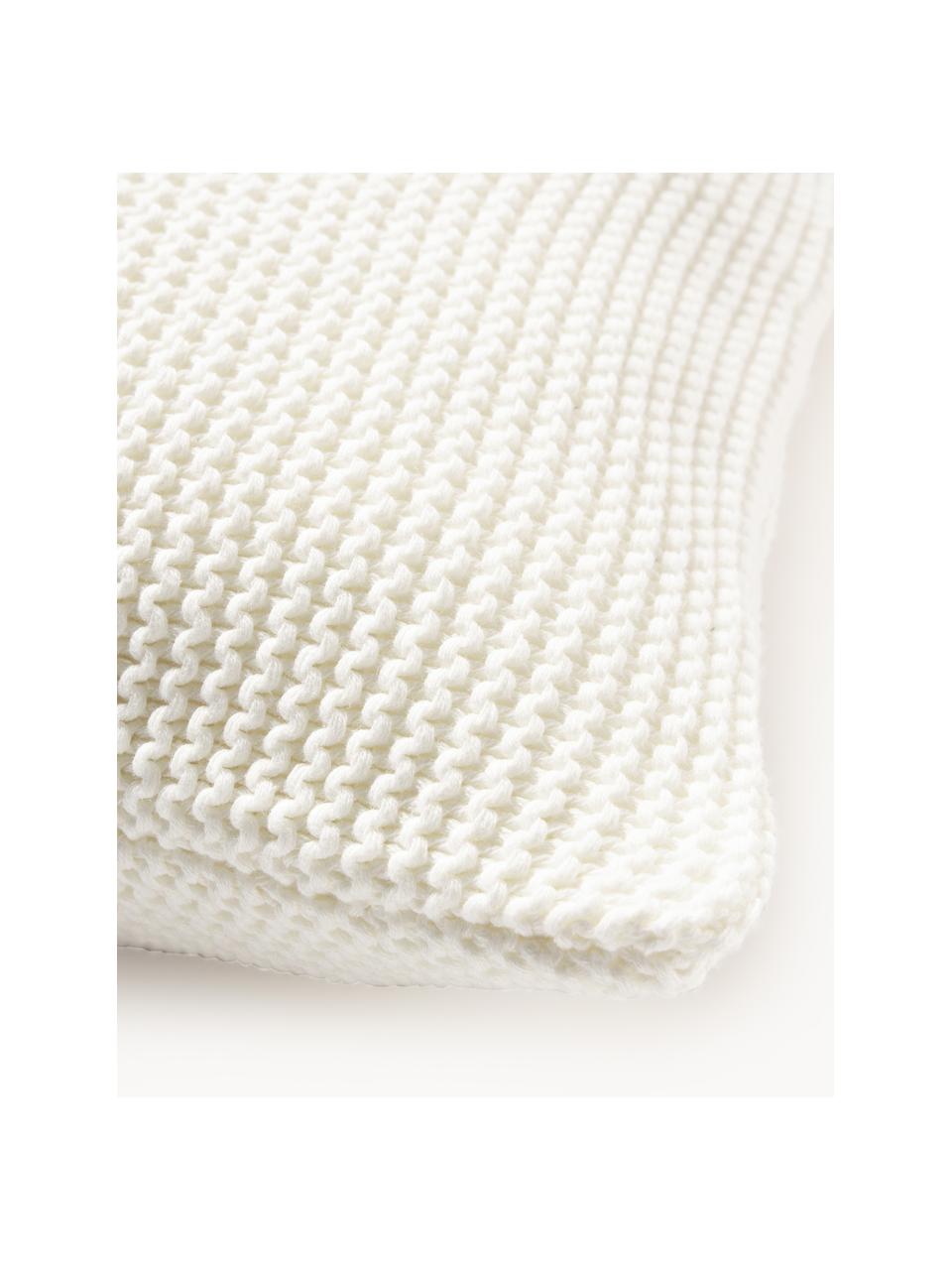 Housse de coussin en tricot de coton bio Adalyn, 100 % coton bio, certifié GOTS

Le matériau est certifié STANDARD 100 OEKO-TEX®, 11.HIN.00050, HOHENSTEIN HTTI, Blanc cassé, larg. 40 x long. 40 cm