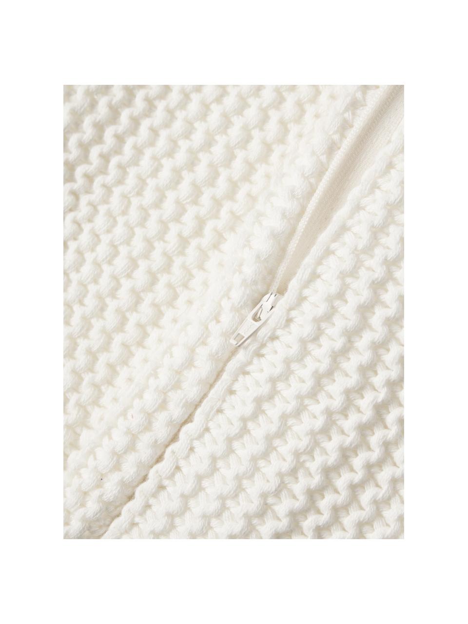 Housse de coussin en tricot de coton bio Adalyn, 100 % coton bio, certifié GOTS

Le matériau est certifié STANDARD 100 OEKO-TEX®, 11.HIN.00050, HOHENSTEIN HTTI, Blanc cassé, larg. 40 x long. 40 cm