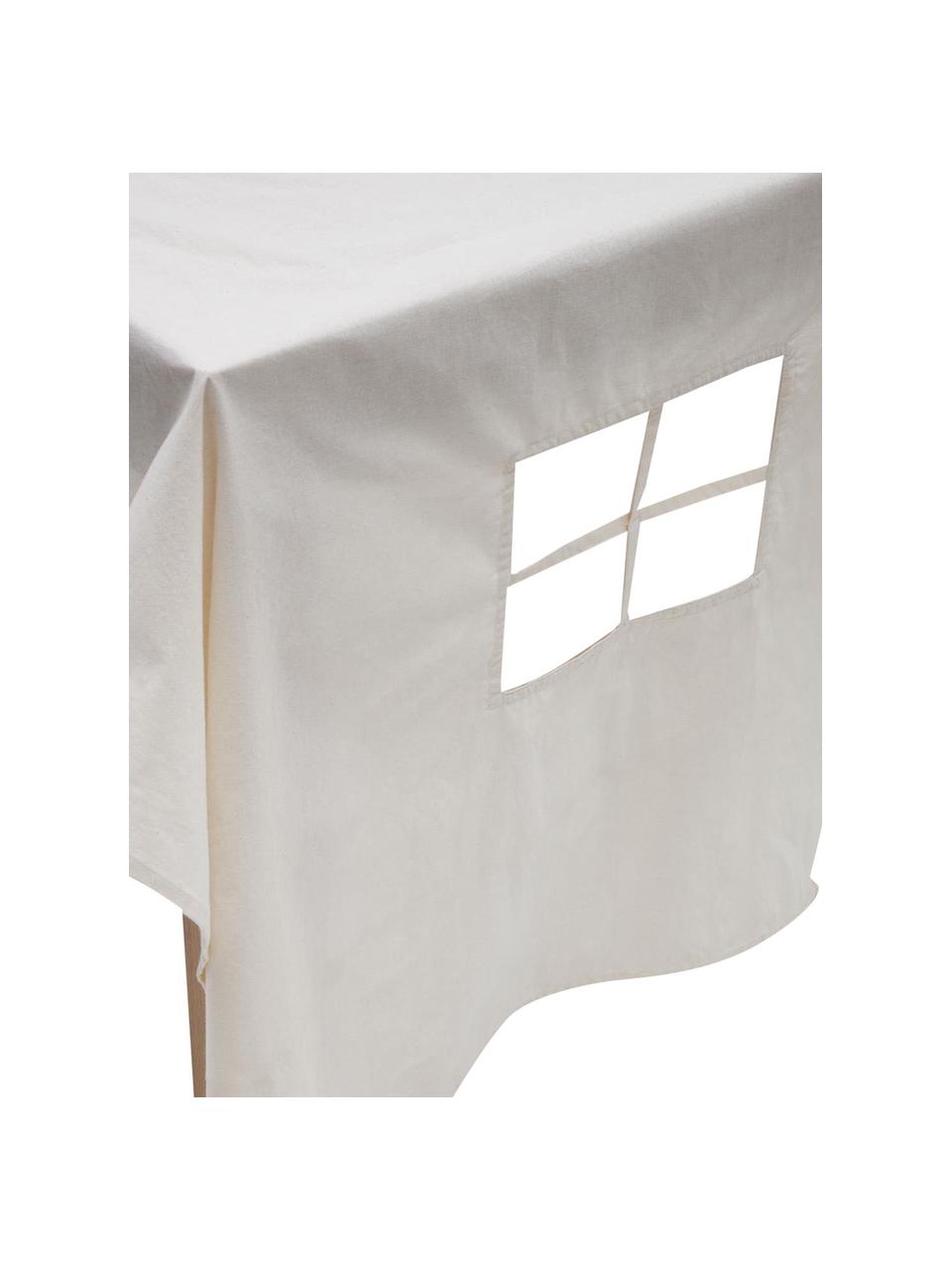 Spielhaus-Tischdecke Temis, 100 % Baumwolle, Off White, Für 6-8 Personen (L 230 x B 210 cm)