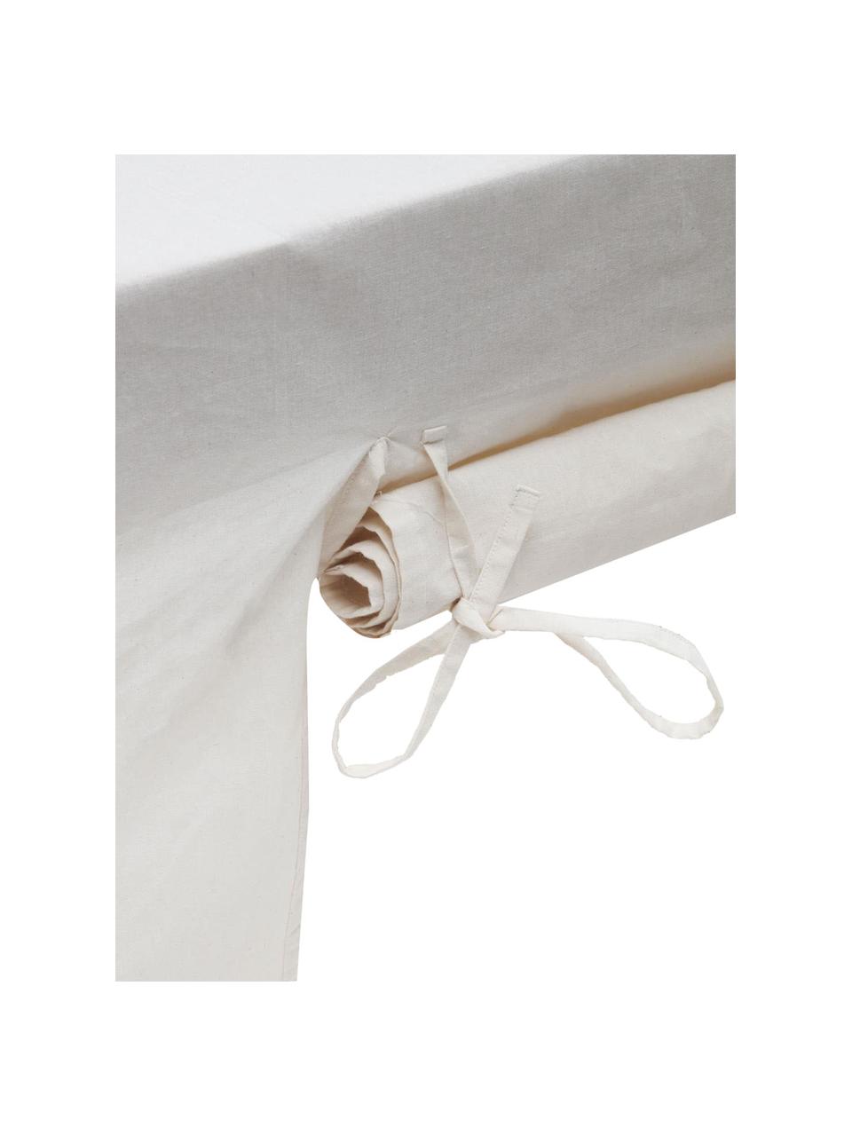 Spielhaus-Tischdecke Temis, 100 % Baumwolle, Off White, Für 6-8 Personen (L 230 x B 210 cm)