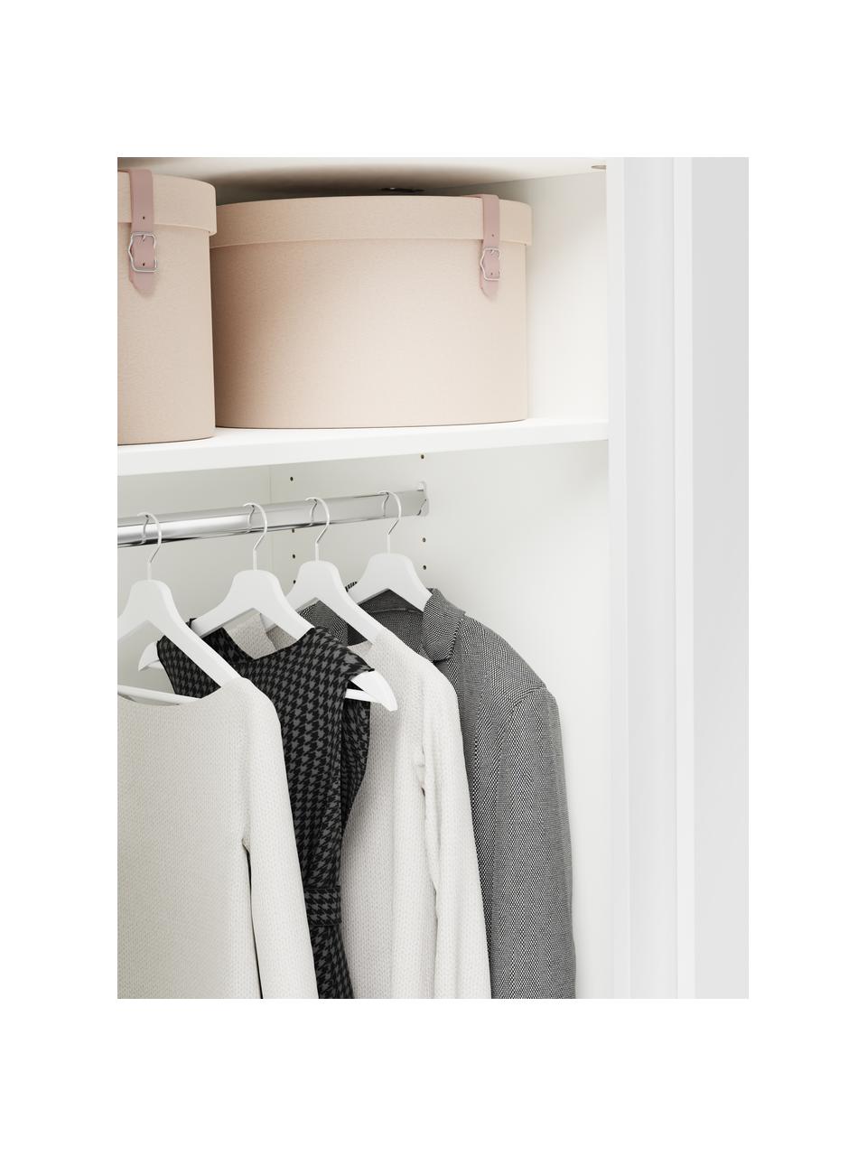 Modularer Schwebetürenschrank Leon, 300 cm Breite, mehrere Varianten, Korpus: Spanplatte, FSC-zertifizi, Weiß, Basic Interior, Höhe 200 cm