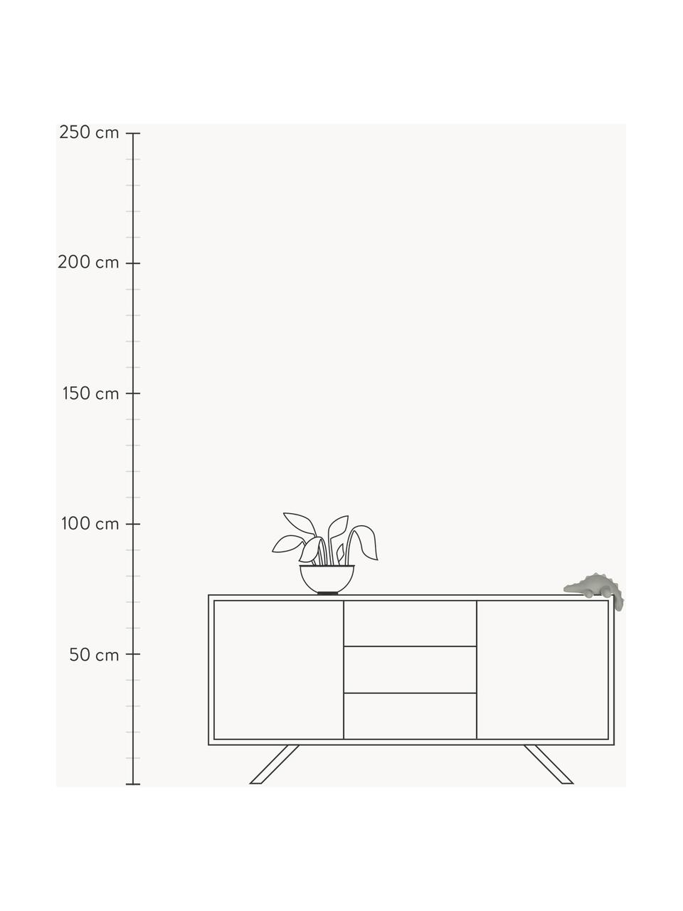 Lampada notturna portatile a LED con porta USB Dino, Lampada: silicone, Grigio, Larg. 21 x Alt. 15 cm