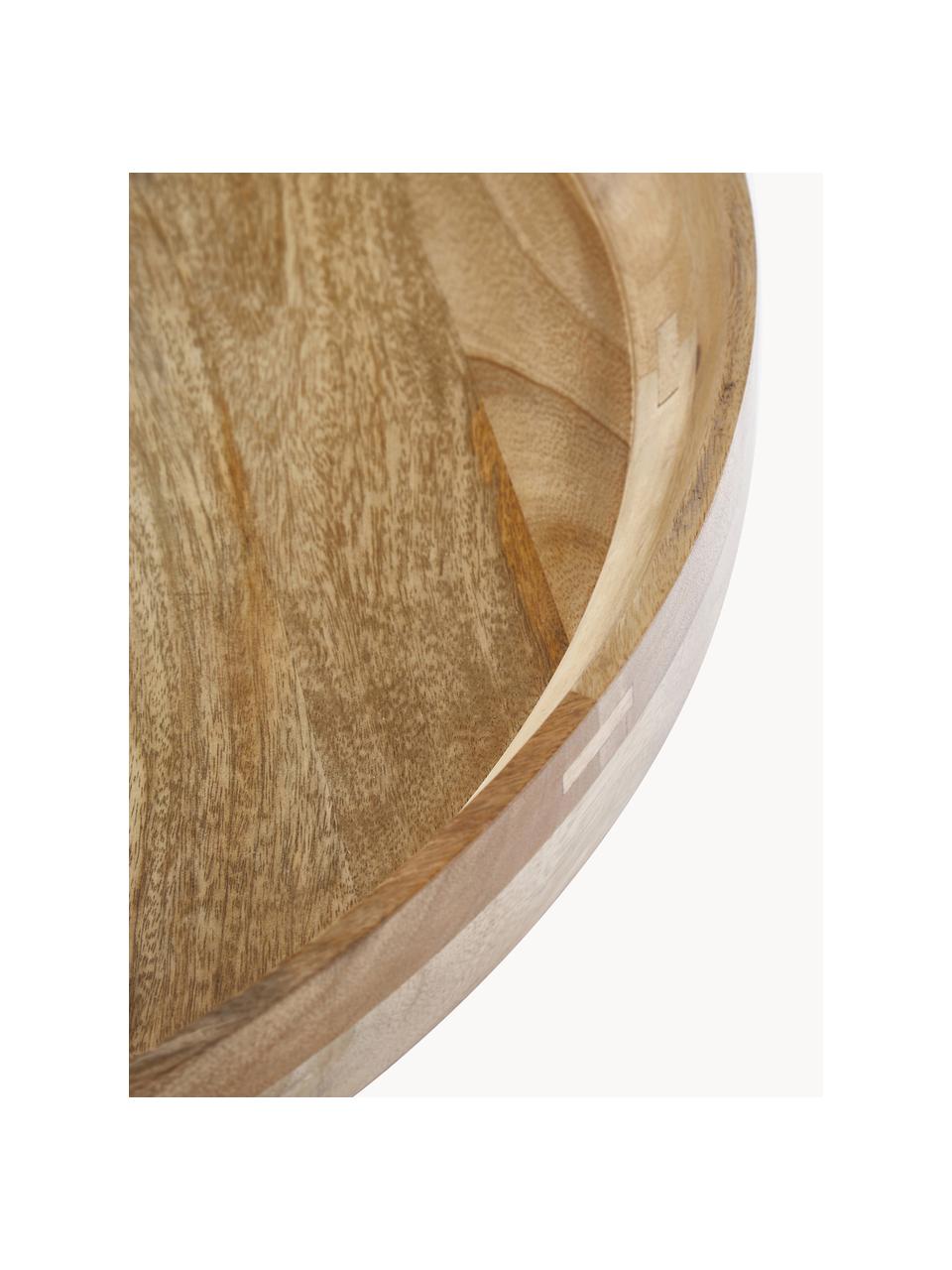 Table basse ronde en bois de manguier Bowl, Bois de manguier laqué, Ø 75 x haut. 38 cm