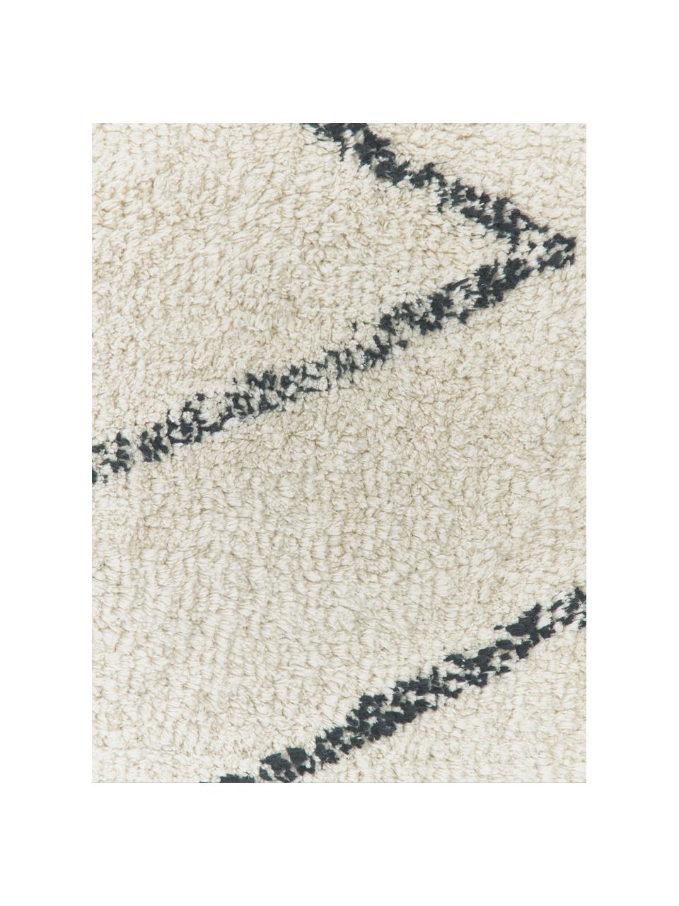Ręcznie tuftowany dywan z bawełny z frędzlami Bina, 100% bawełna

Ten produkt został przetestowany pod kątem substancji szkodliwych i certyfikowany zgodnie z STANDARD 100 by OEKO-TEX® HOHENSTEIN HTTI, 21.HIN.90042, Beżowy, czarny, S 80 x D 150 cm (Rozmiar XS)