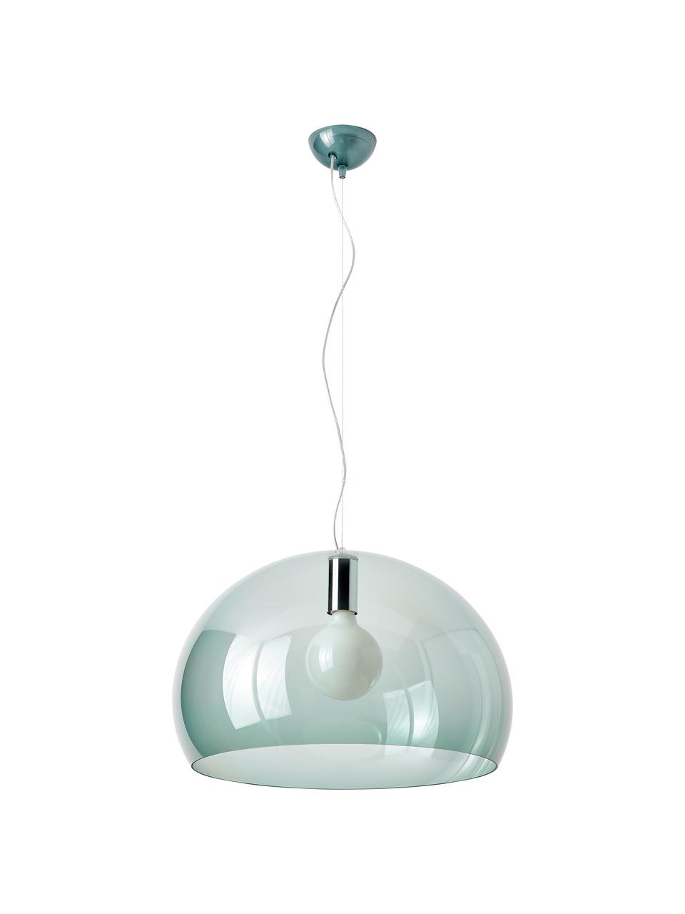 Lampa wisząca FL/Y, Turkusowy, Ø 52 x W 33 cm