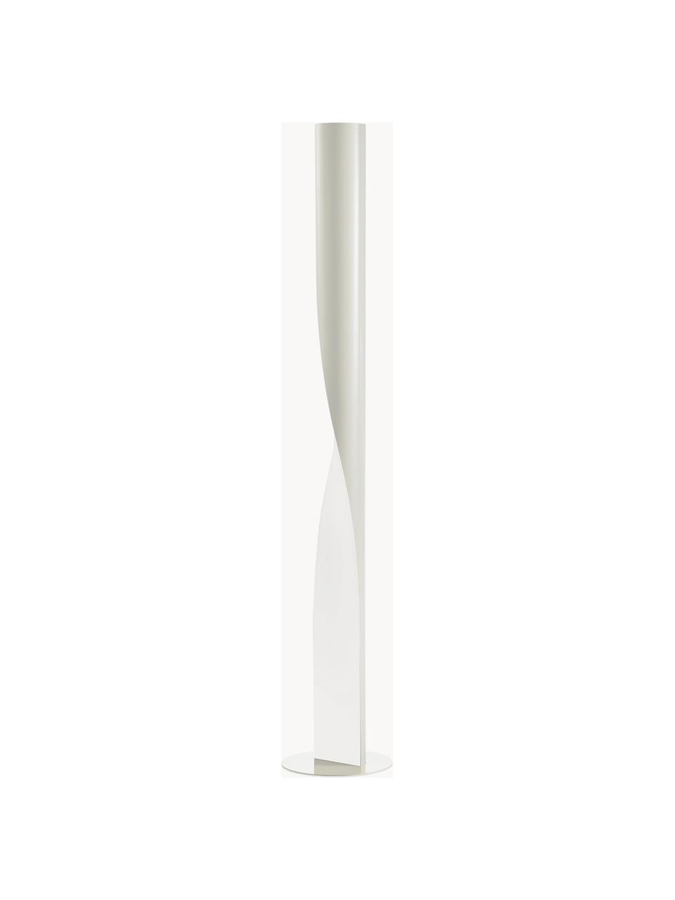 Grote vloerlamp Evita, dimbaar, Diffuser: stof, Gebroken wit, H 190 cm