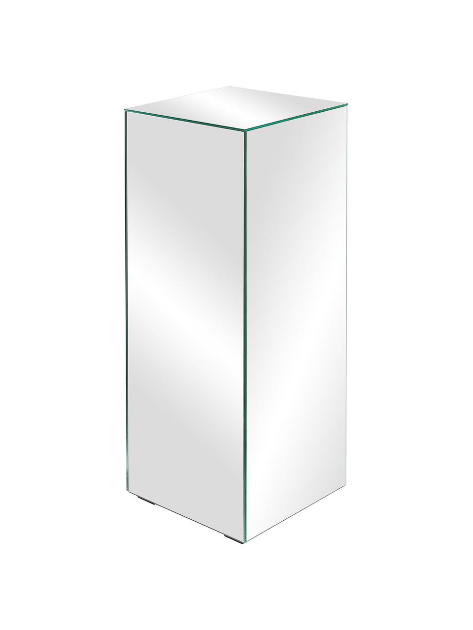 Dekosäule Pop mit Spiegel-Effekt, Mitteldichte Holzfaserplatte (MDF), Spiegelglas, Spiegelglas, B 27 x H 75 cm