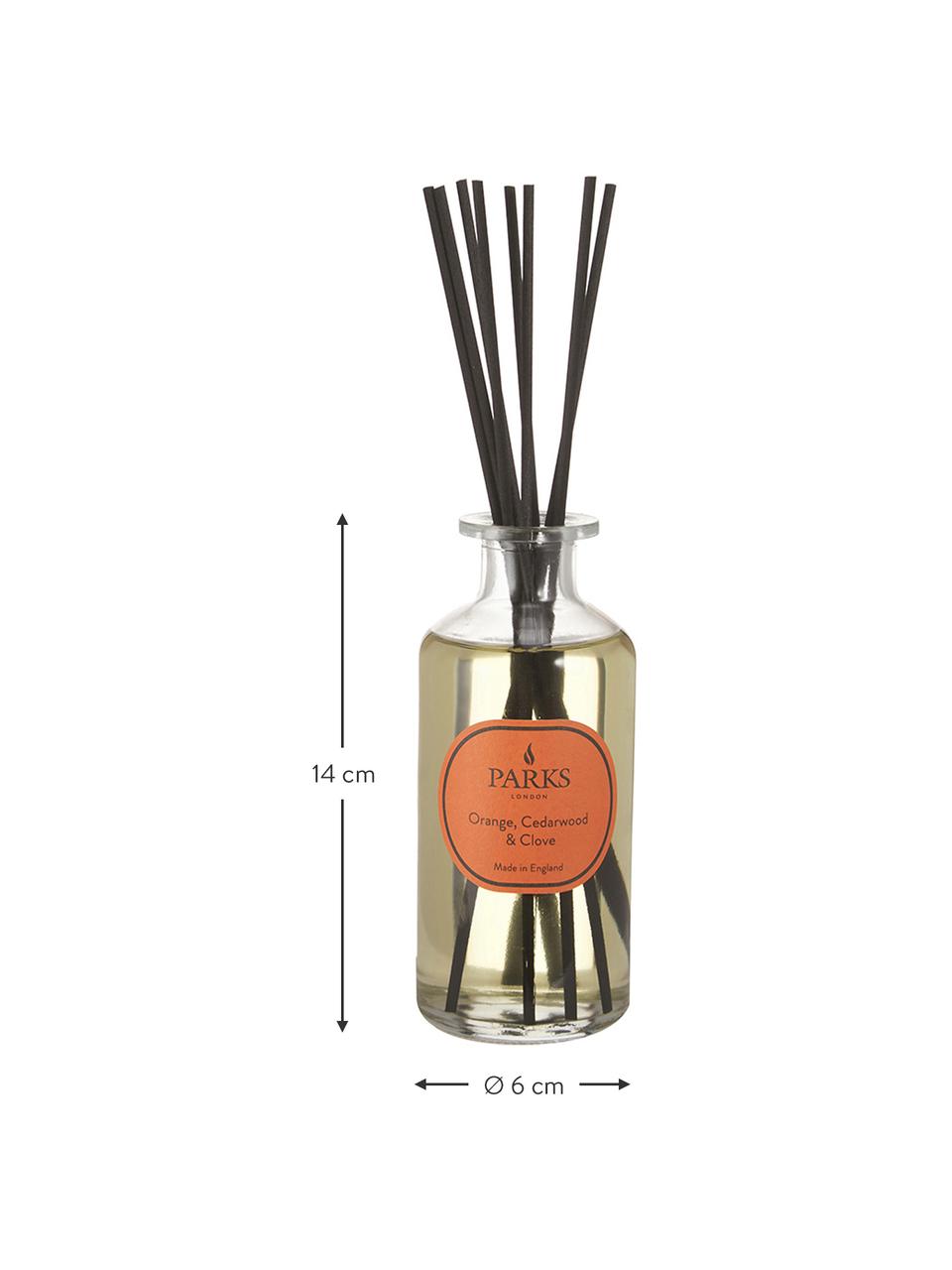 Dyfuzor zapachowy Aromatherapy (pomarańcza, drzewo cedrowe & goździk), Czarny, biały, Ø 6 x W 14 cm