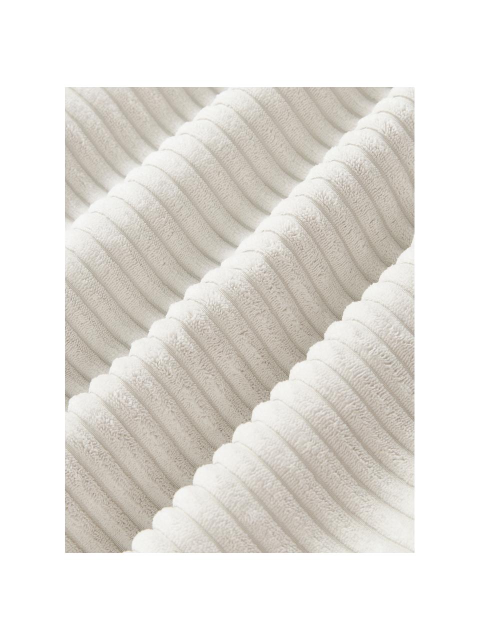 XL Kissen Kylen aus Cord, Hülle: Cord (90 % Polyester, 10 , Off White, Hellbeige, B 30 x L 115 cm