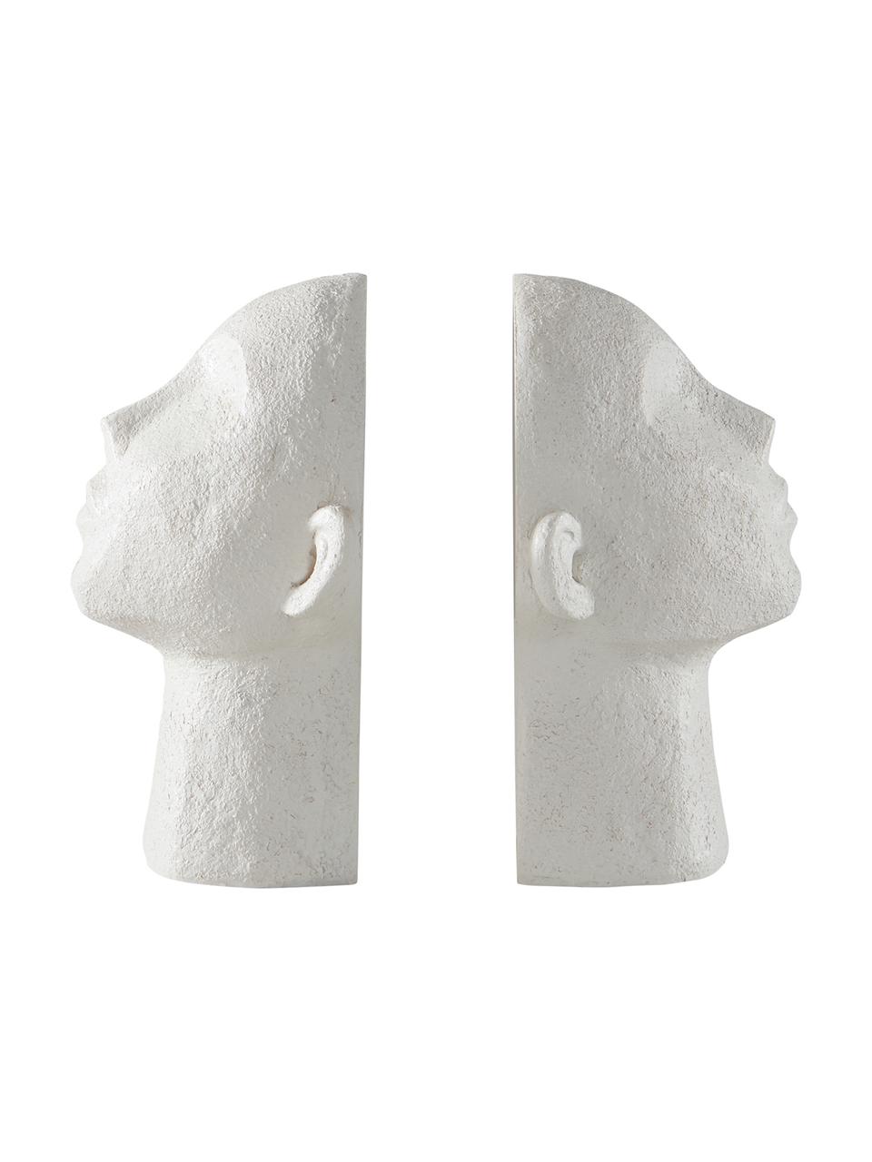 Serre-livres Stargazing, 2 pièces, Plastique, Blanc, larg. 11 x haut. 23 cm