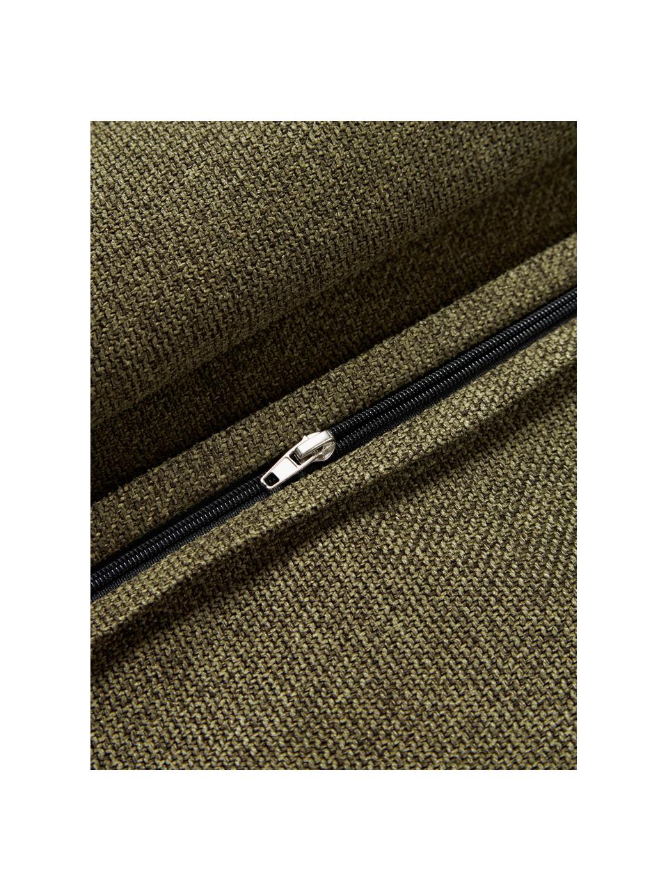 Sofa-Kissen Lennon, Hülle: 100 % Polyester, Webstoff Olivgrün, B 70 x L 70 cm