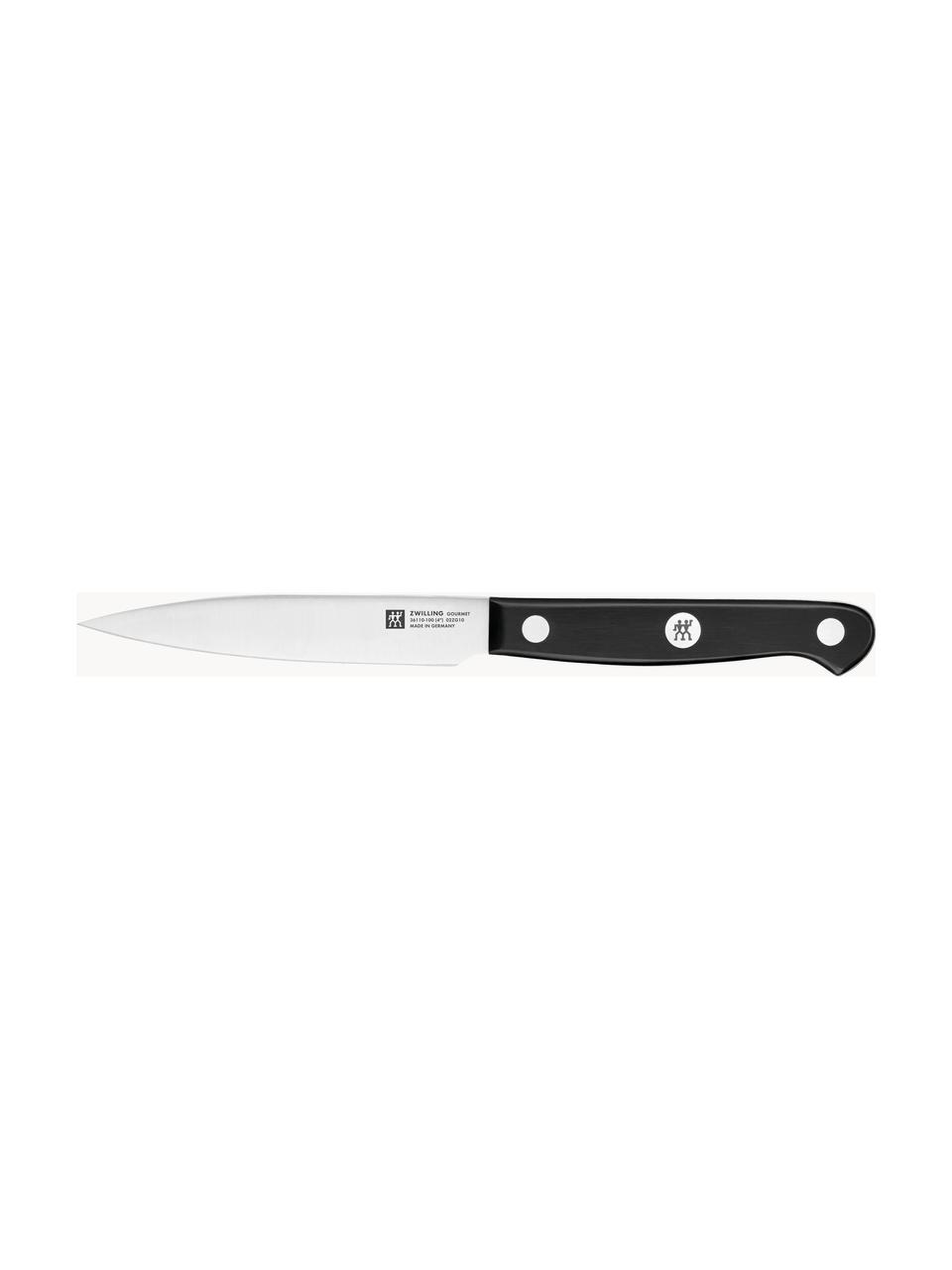 Selbstschärfender Messerblock Gourmet mit 5 Messern und 1 Schere, Messer: Edelstahl, Griff: Kunststoff, Braun, Schwarz, Set mit verschiedenen Größen