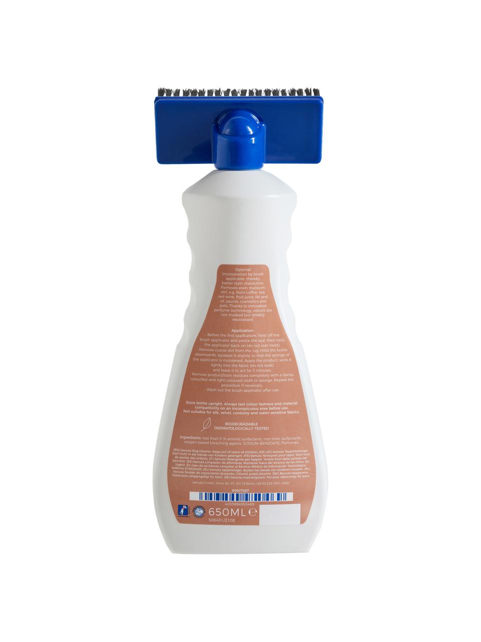 Nettoyant pour tapis Fresh, 650 ml, Blanc, abricot, larg. 11 x haut. 34 cm