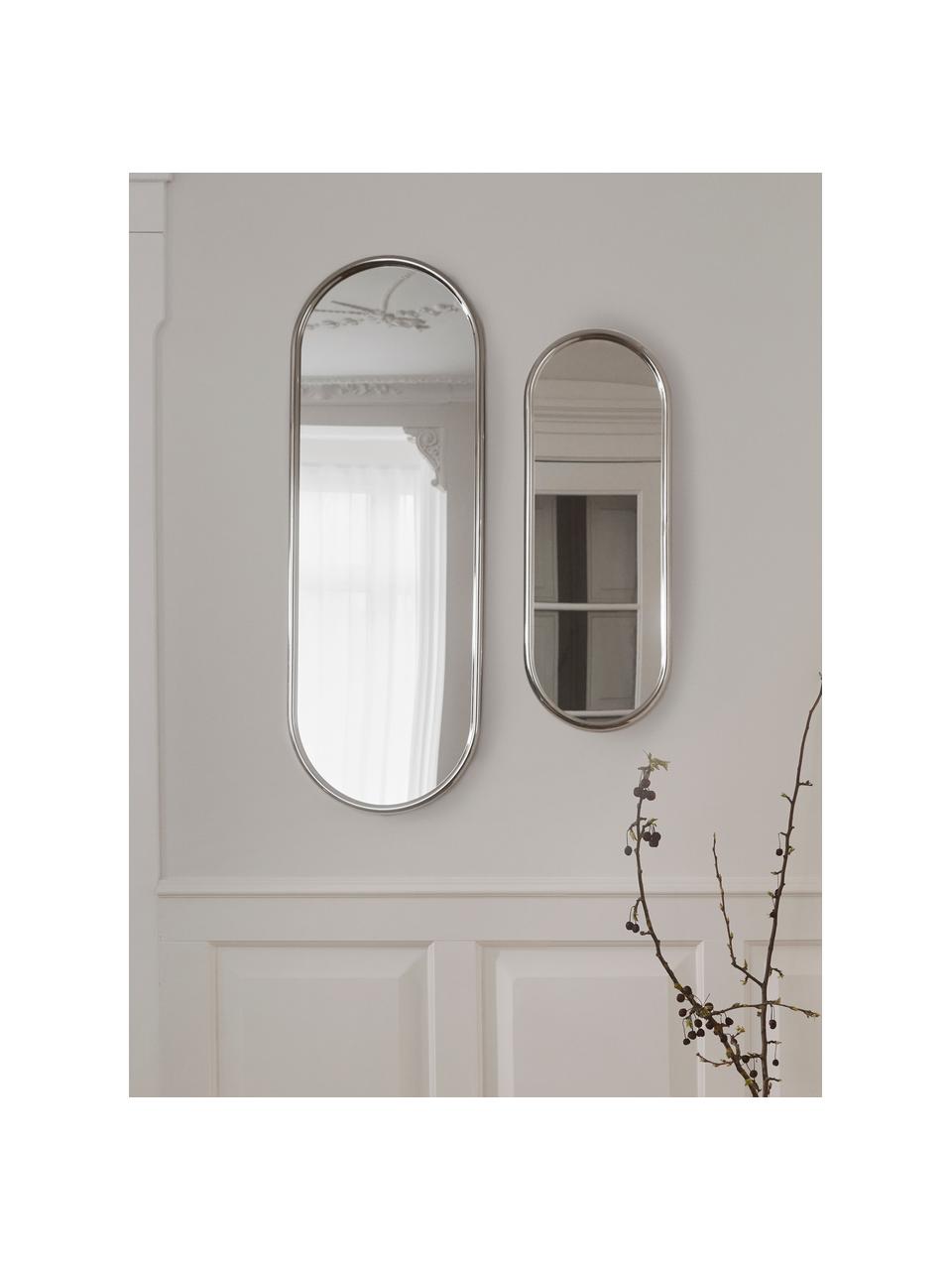 Espejo de pared ovalado Angui, Espejo: cristal, Plateado, An 29 x Al 78 cm