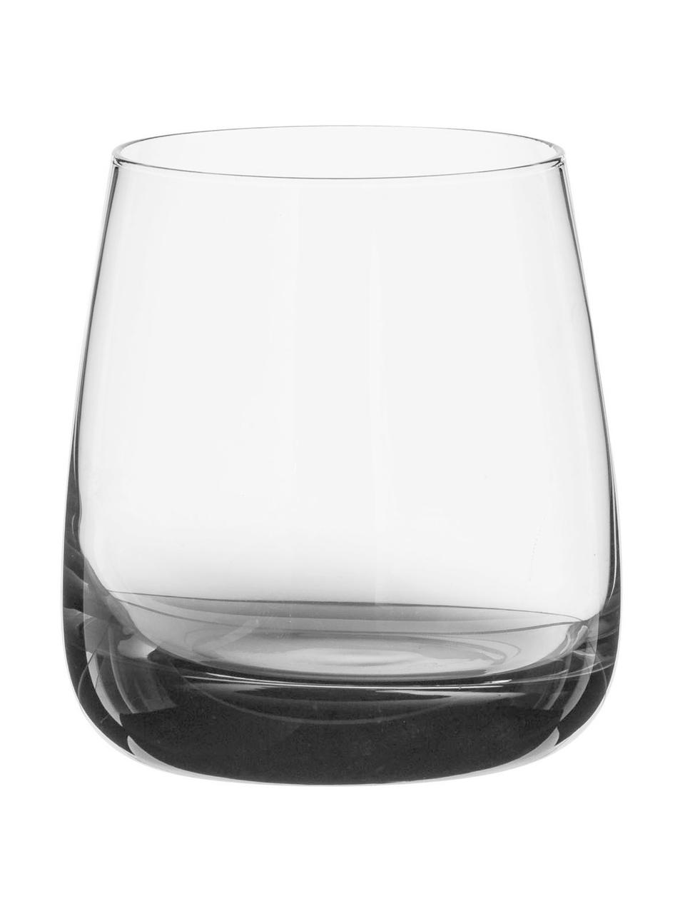 Szklanka ze szkła dmuchanego Smoke, 2 szt., Szkło dmuchane (sodowo-wapniowe), Szary, transparentny, Ø 9 x W 10 cm