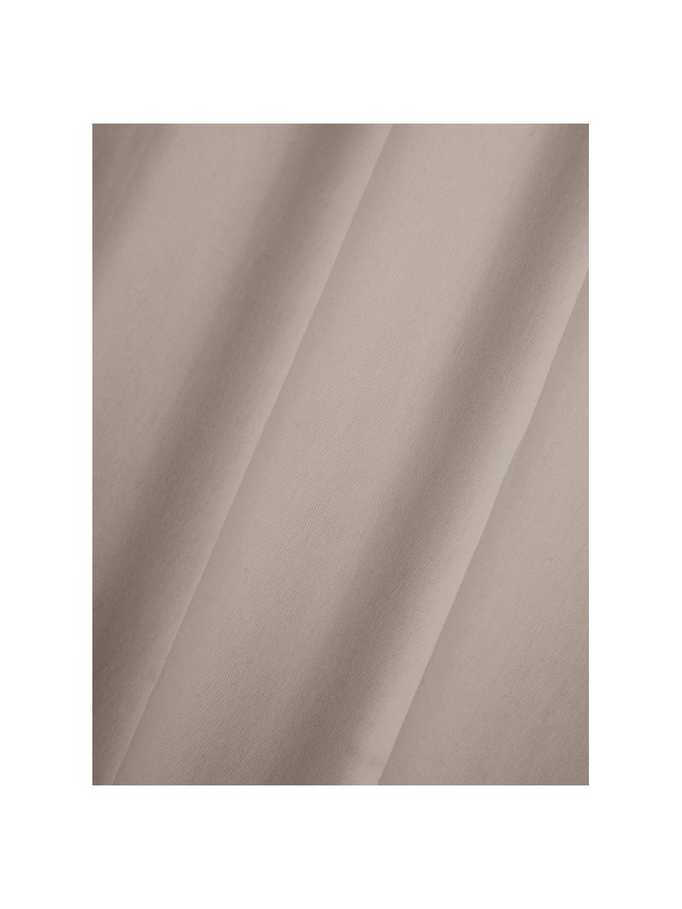 Topper hoeslaken Biba, flanel, Weeftechniek: flanel, Beige, B 200 x L 200 cm, H 15 cm