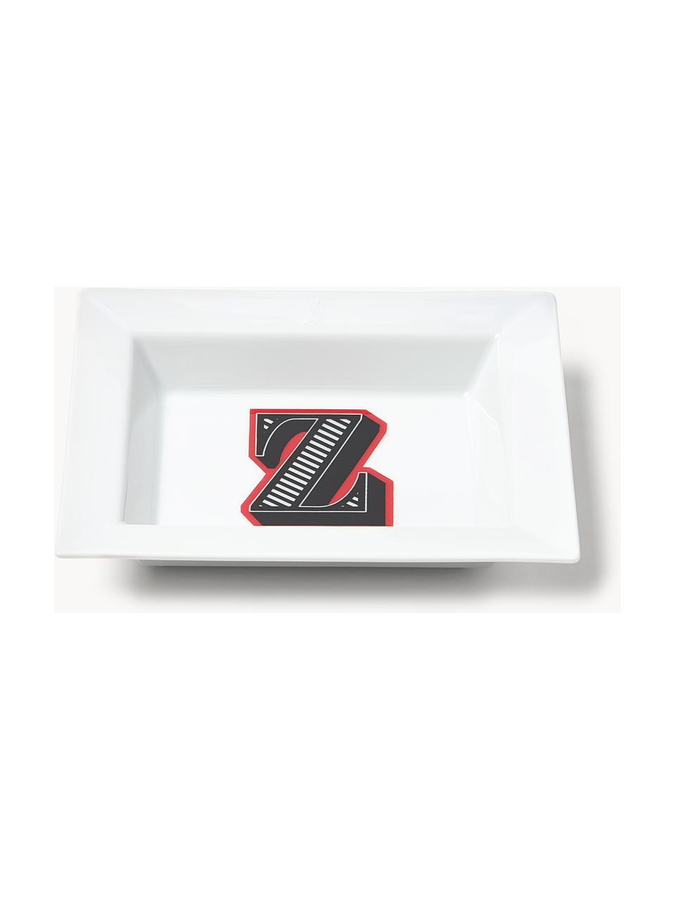 Westwing Collection x MEISSEN, handgefertigte Vide-Poche Initials mit Dekor, Porzellan, glasiert, Z, B 16 x T 13 cm