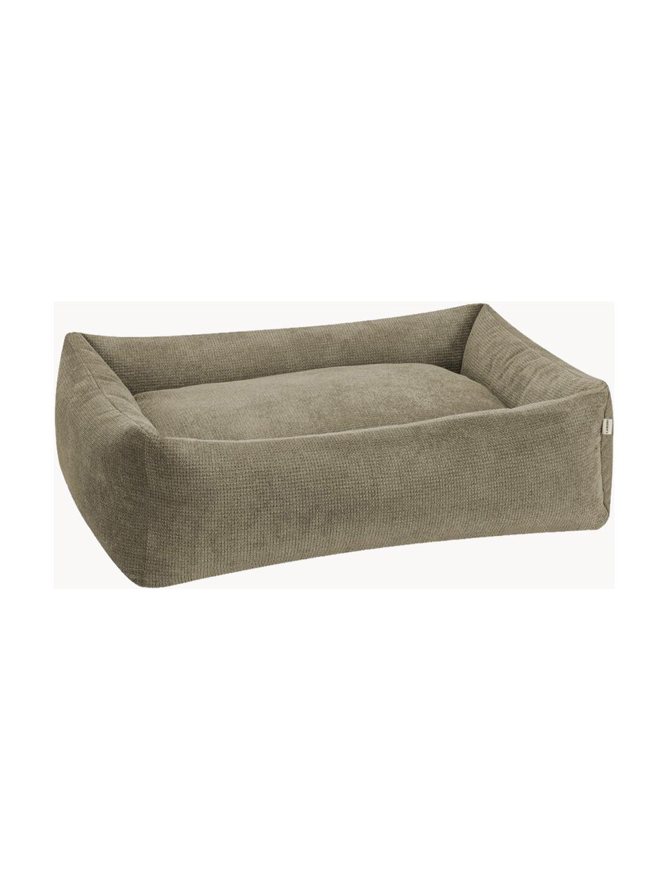 Hundebett Tudor, verschiedene Grössen, Bezug: 90 % Polyester, 10 % Nylo, Olivgrün, B 68 x T 55 cm