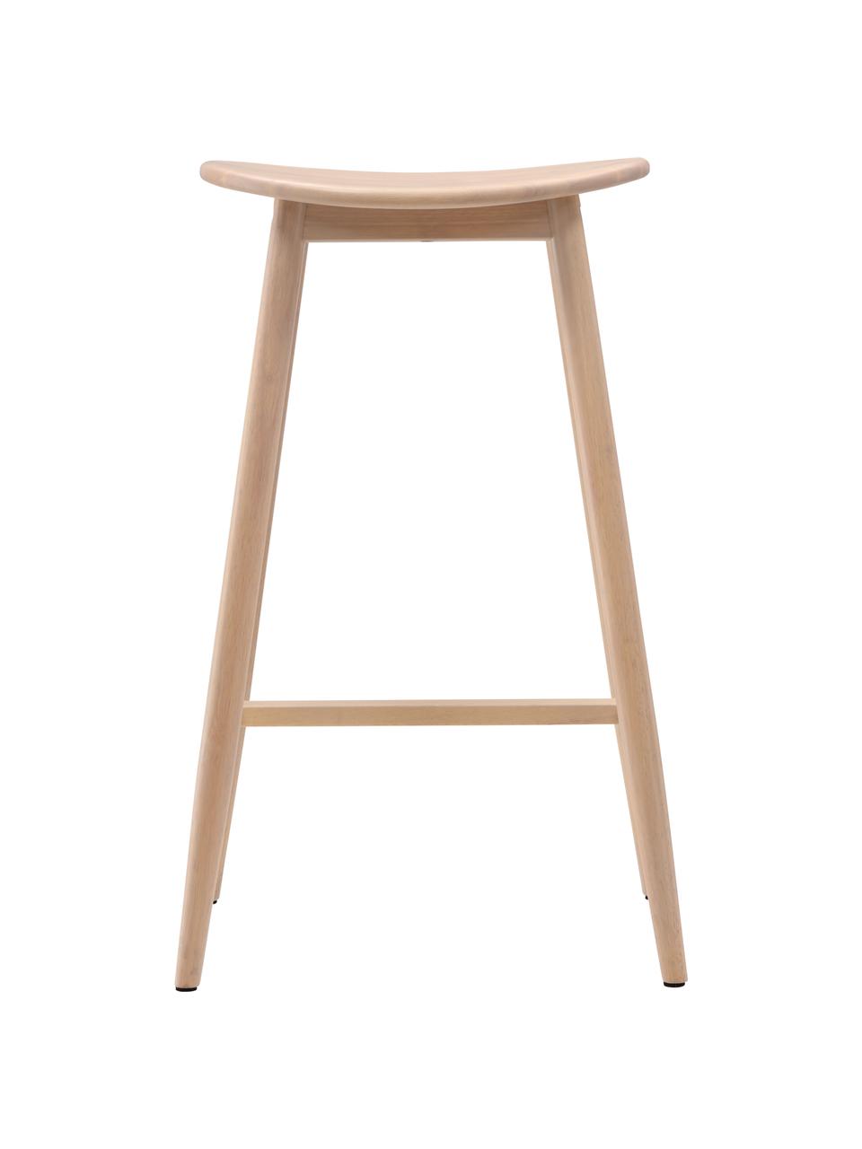 Barkruk Orust van rubberhout, Rubberhout, Rubberhout, B 44 x H 77 cm