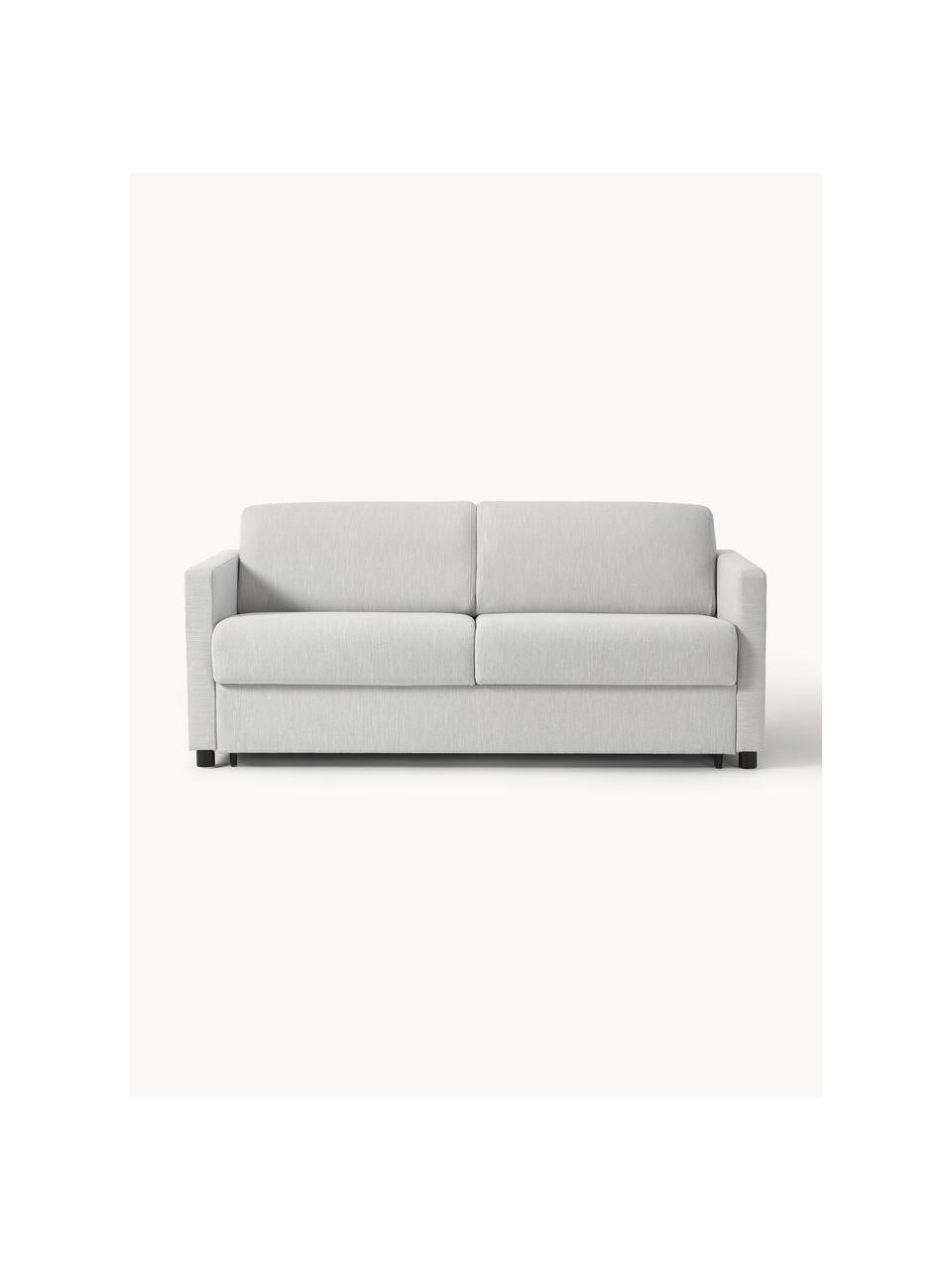 Schlafsofa Morgan (2-Sitzer) mit Matratze, Bezug: 100% Polyester Der hochwe, Webstoff Hellgrau, B 187 x T 92 cm