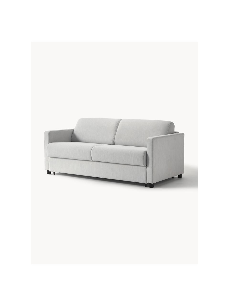 Schlafsofa Morgan (2-Sitzer) mit Matratze, Bezug: 100% Polyester Der hochwe, Webstoff Hellgrau, B 187 x T 92 cm