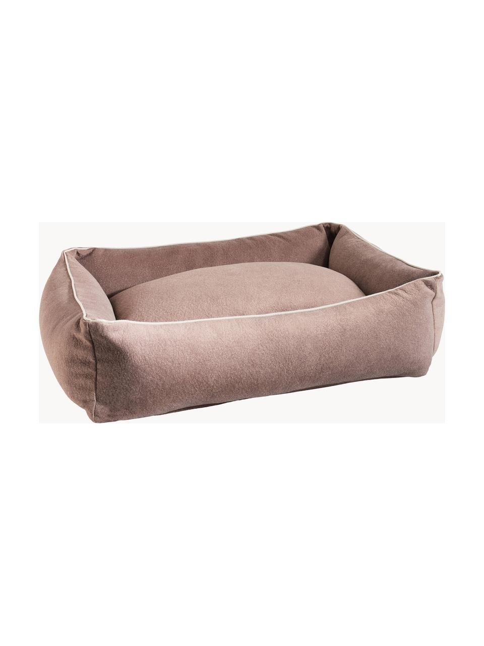 Lit pour chien en velours Classic, tailles variées, Velours vieux rose, larg. 68 x prof. 55 cm