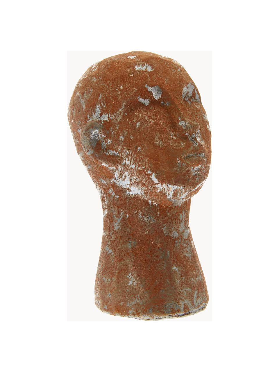 Decoratieve objecten Figure Talvik Head, set van 3, Beton, Gebroken wit, nougat, lichtbeige, Ø 9 x H 15 cm