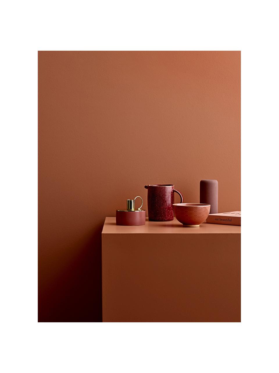 Vaso in terracotta Redstone, Terracotta, Bordeaux, Ø 6 x Alt. 13 cm