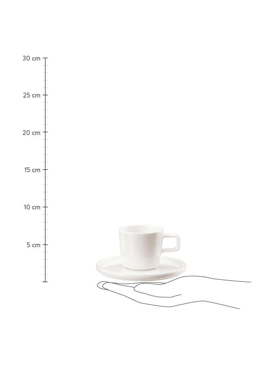 Komplet filiżanki z porcelany ze spodkiem Oco, 6 elem., Porcelana kostna (Fine Bone China)

Porcelana kostna to miękka porcelana wyróżniająca się wyjątkowym, półtransparentnym połyskiem, Kość słoniowa, Ø 6 x W 7 cm, 200 ml