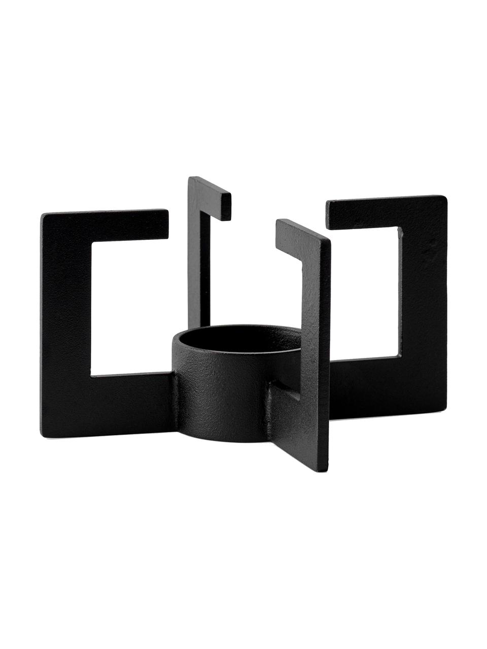 Dizajnový ohrievač Warm-Up, Kov s práškovým náterom, guma, Čierna, Ø 8 x V 15 cm