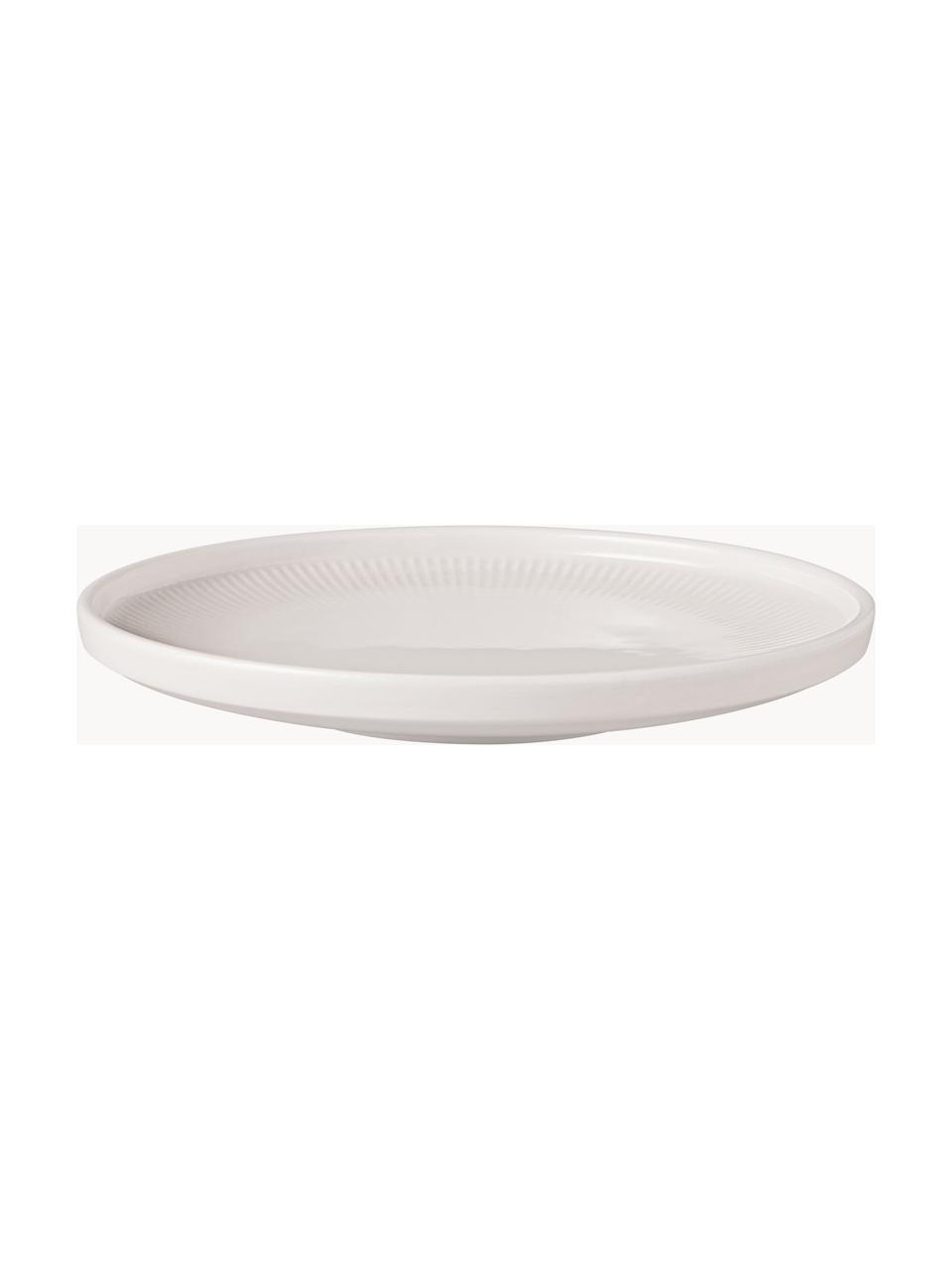 Plato postre de porcelana Afina, Porcelana Premium, Blanco, Ø 17 cm