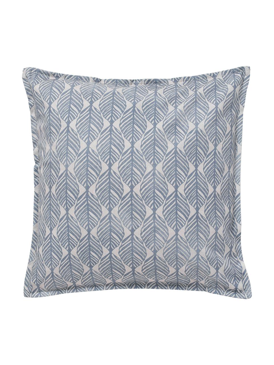 Sada povlaků na polštáře s grafickým vzorem Armanda, 2 díly, 80 % polyester, 20 % bavlna, Odstíny modré, Š 45 cm, D 45 cm