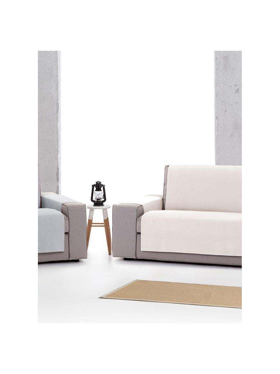 Funda de sillón Levante, 65% algodón, 35% poliéster, Gris, An 55 x L 220 cm