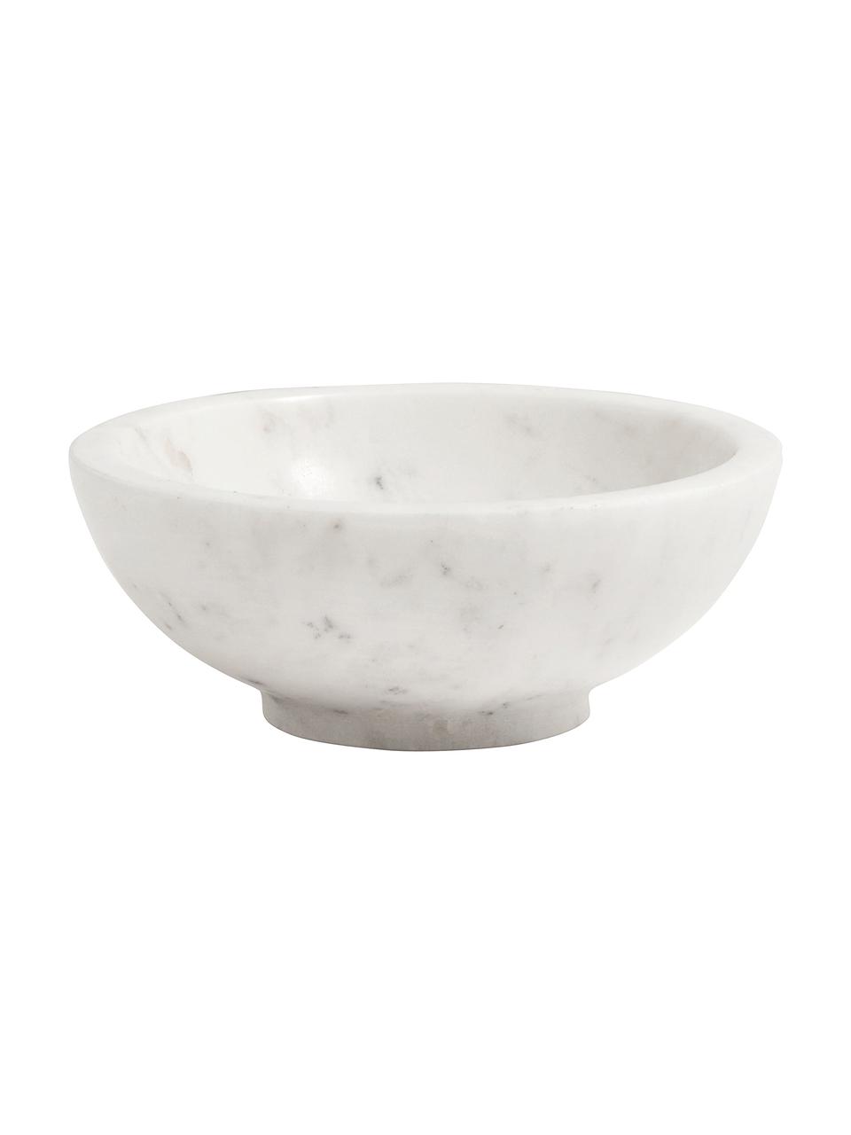 Bol en marbre blanc Lorka Ø 13 cm, Marbre, Blanc, marbré, Ø 13 x haut. 5 cm