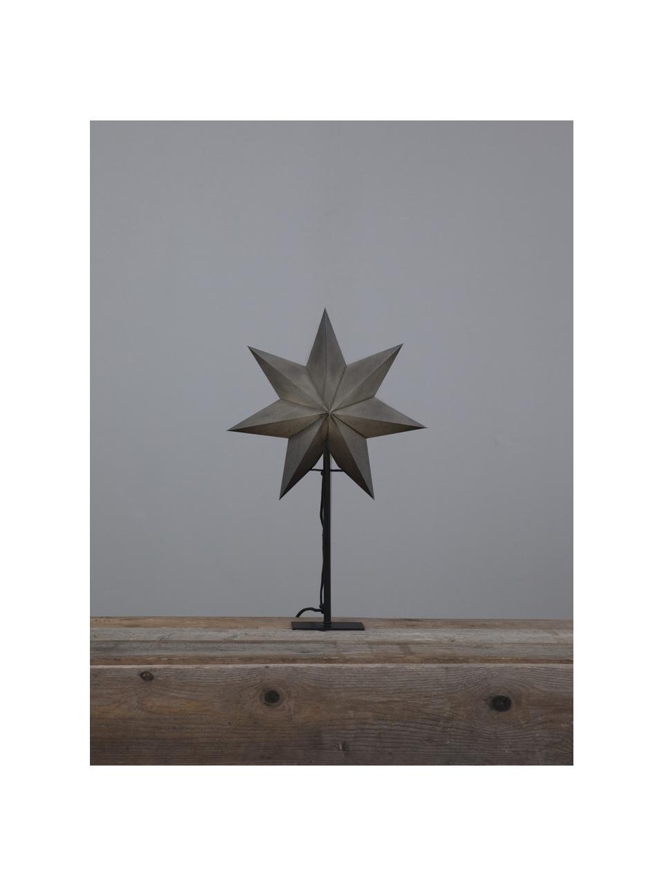 Étoile lumineuse Frozen, Gris, noir, larg. 34 x haut. 55 cm