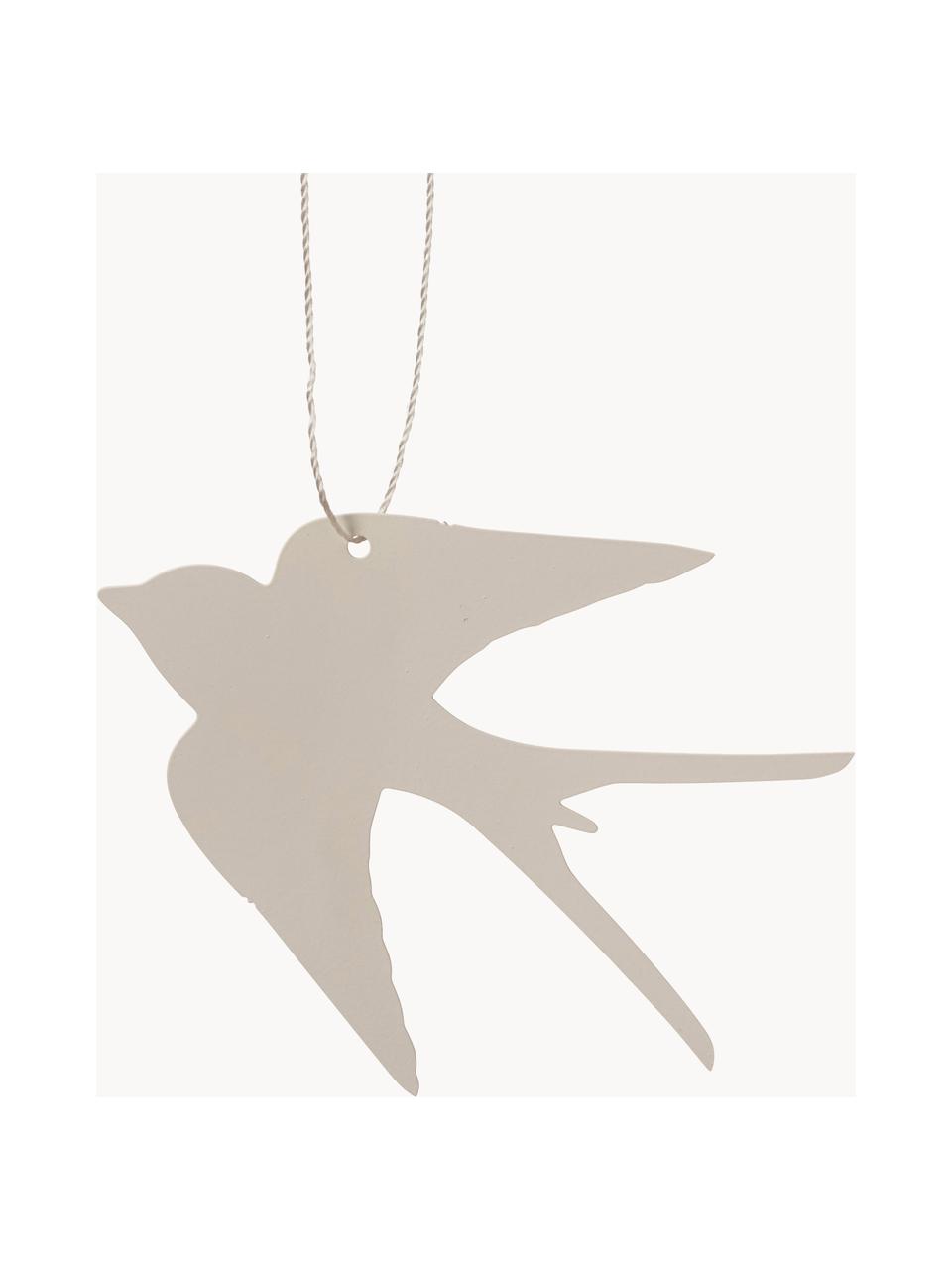 Paashangers Birdie, 4 stuks, Gepoedercoat edelstaal, Lichtbeige, B 6 x D 5 cm