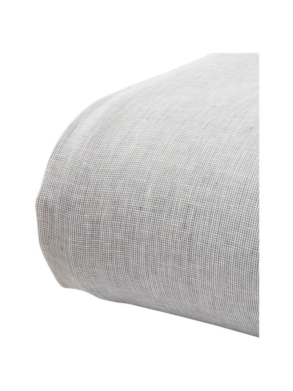 Parure copripiumino in lino Unico, Grigio, beige, crema, 250 x 260 cm