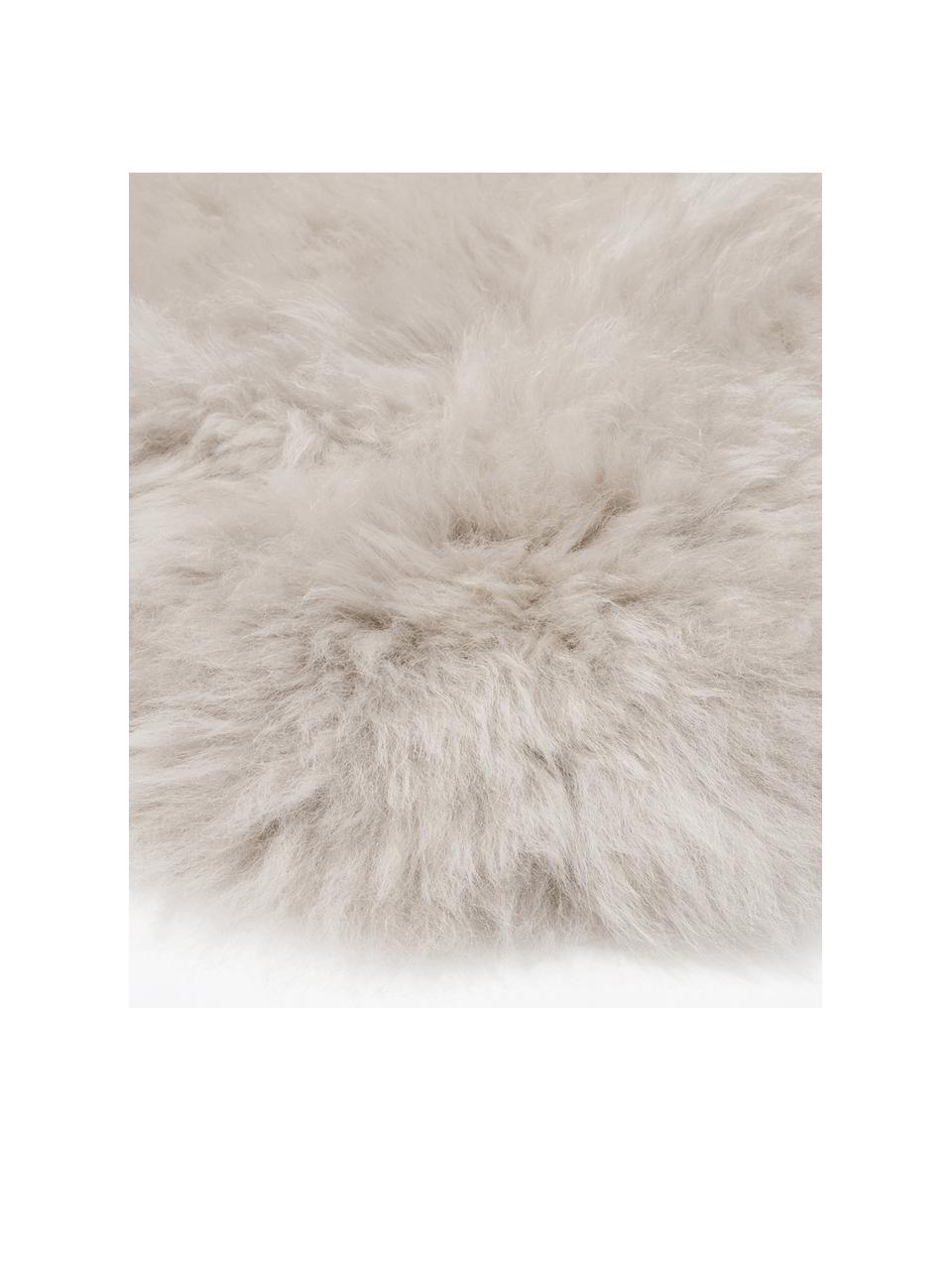 Kobereček z ovčí kůže Oslo, hladký, Béžová, Š 60 cm, D 180 cm